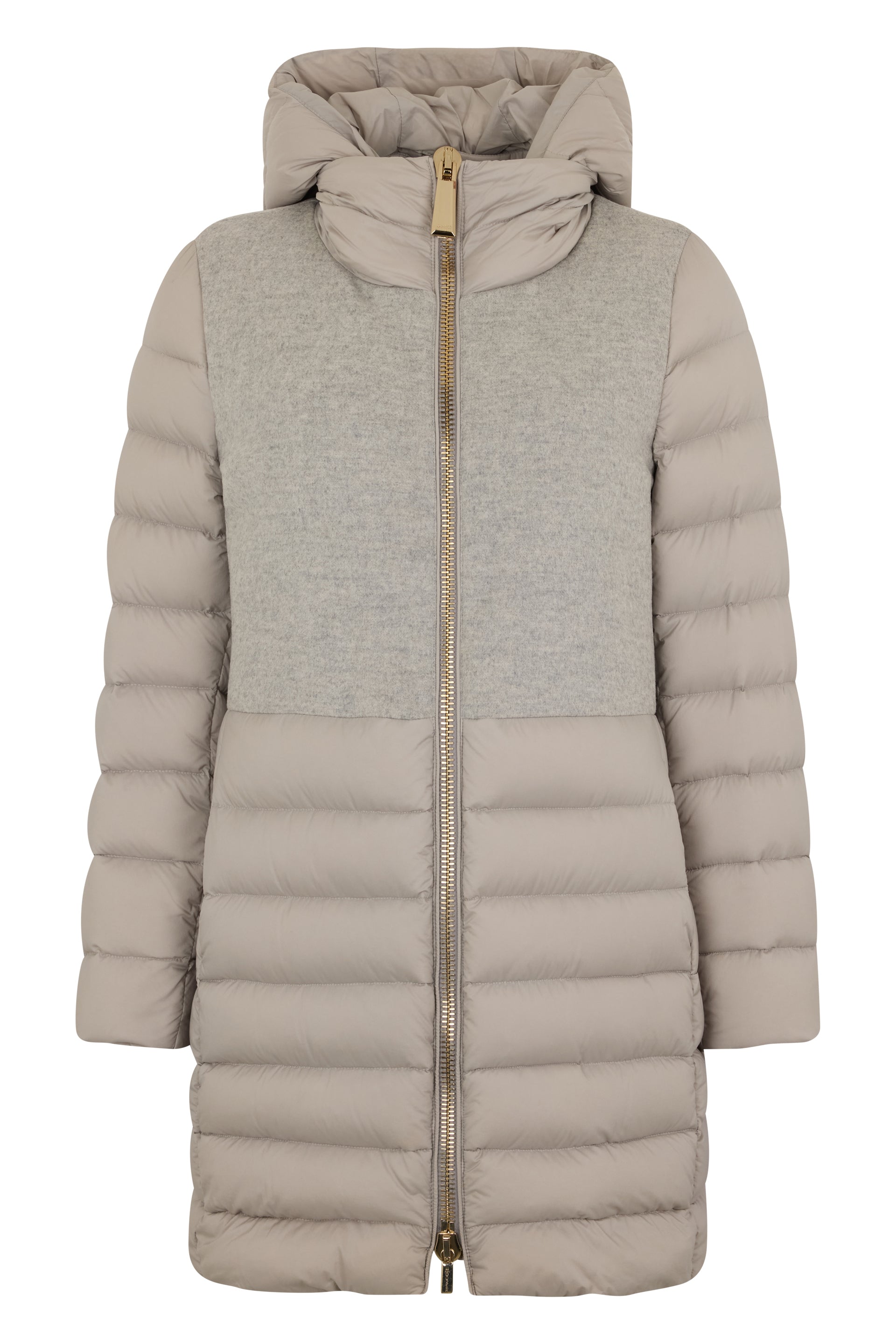Padded jacket with hood, essential style