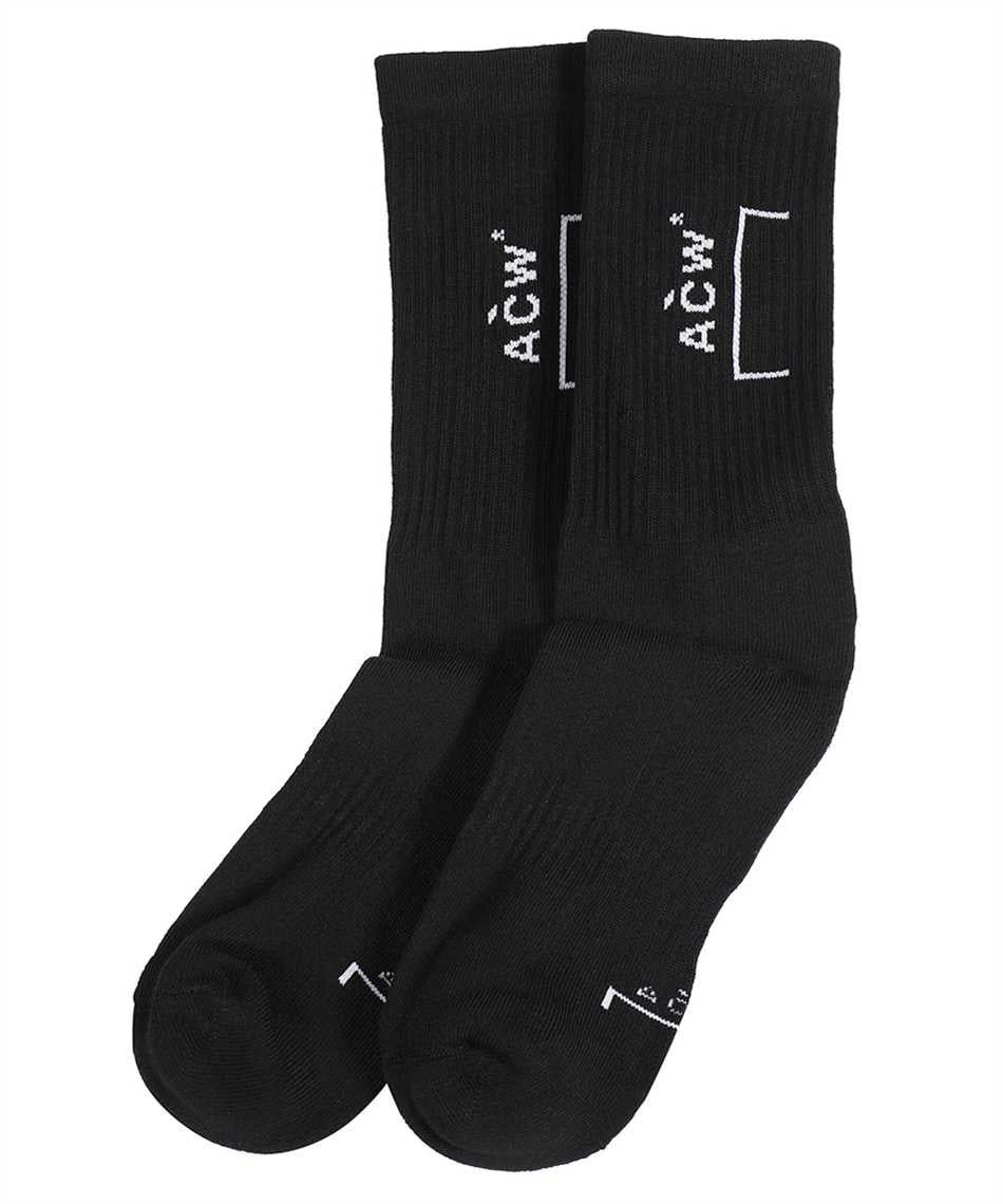 Logo cotton blend socks