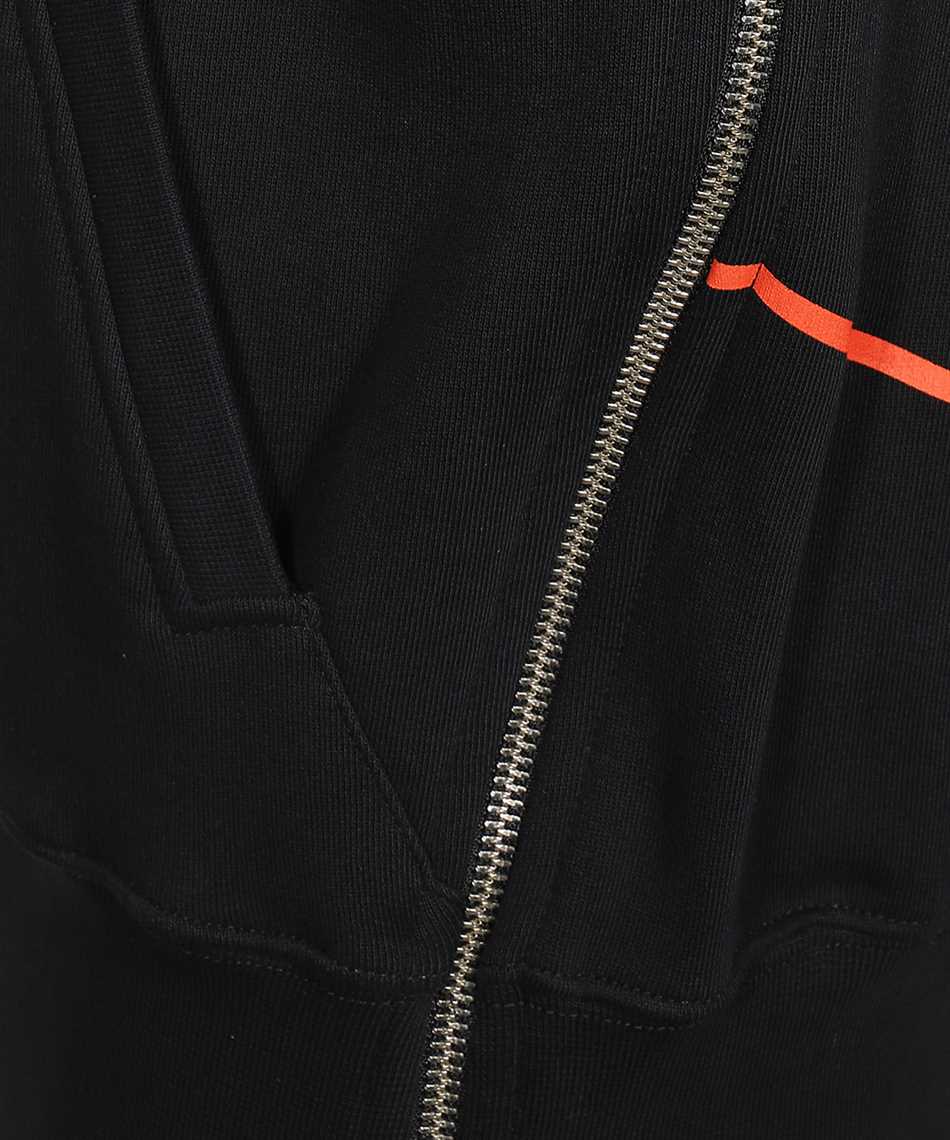 Full zip cotton hoodie