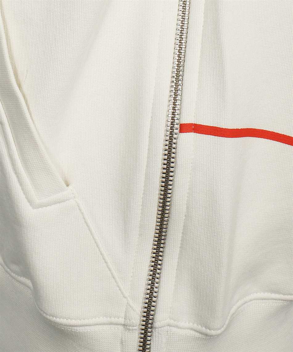 Full zip cotton hoodie