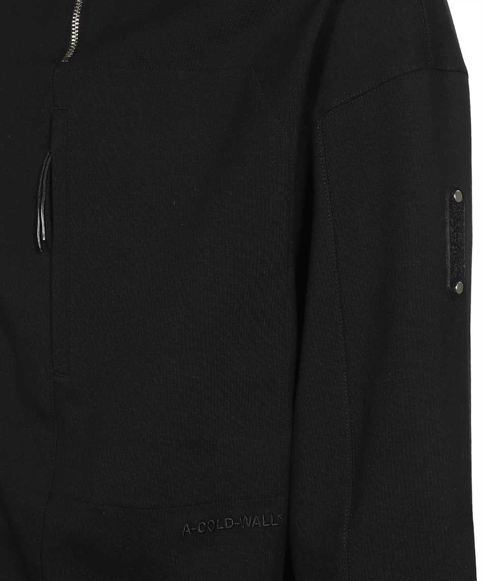 Full zip cotton hoodie
