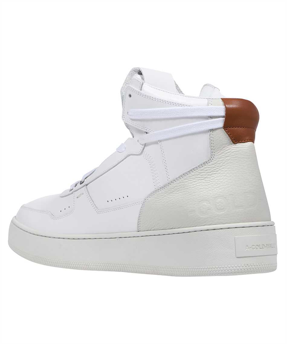 Leather high-top sneakers