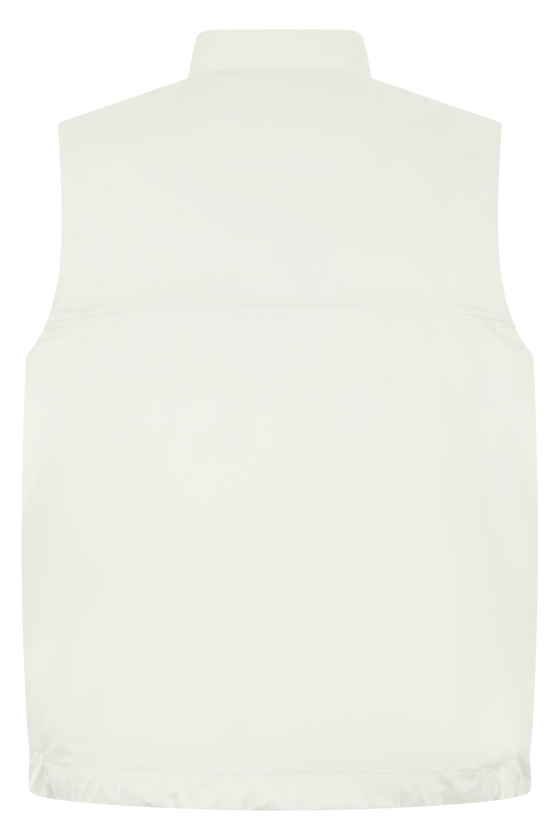 White sleeveless vest, light and versatile