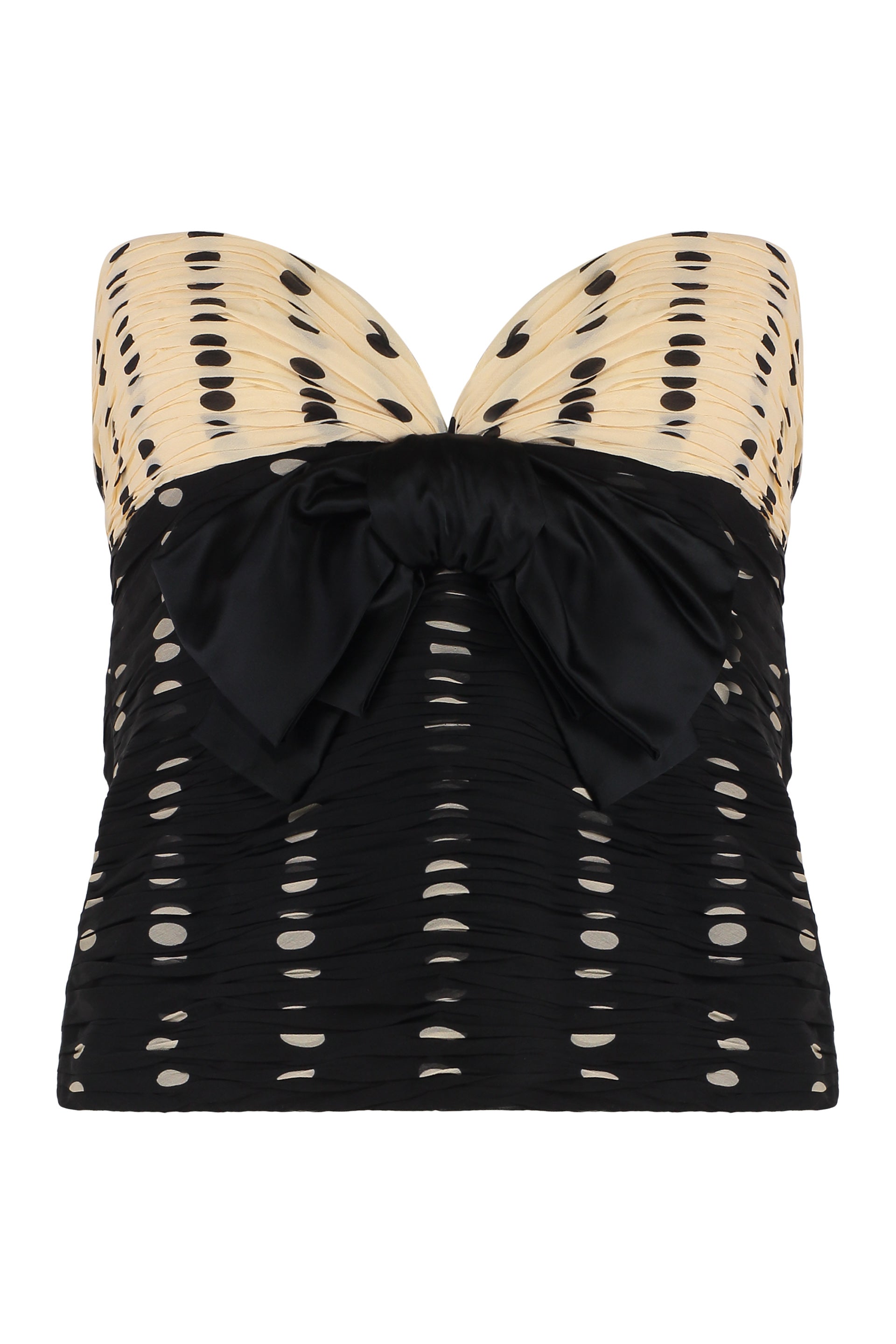 Plusdepois print chiffon top
