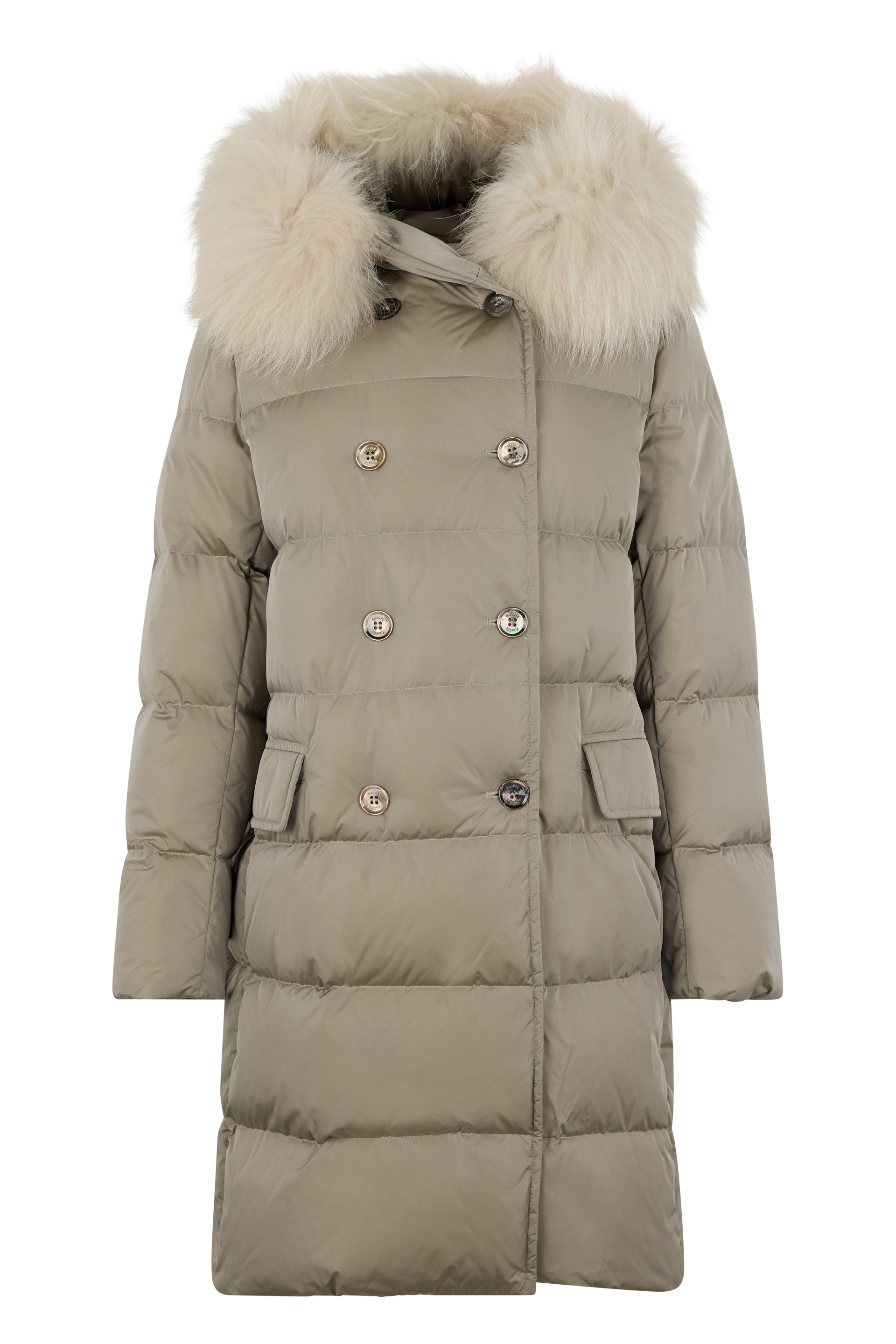 Elegant winter coat with soft fur