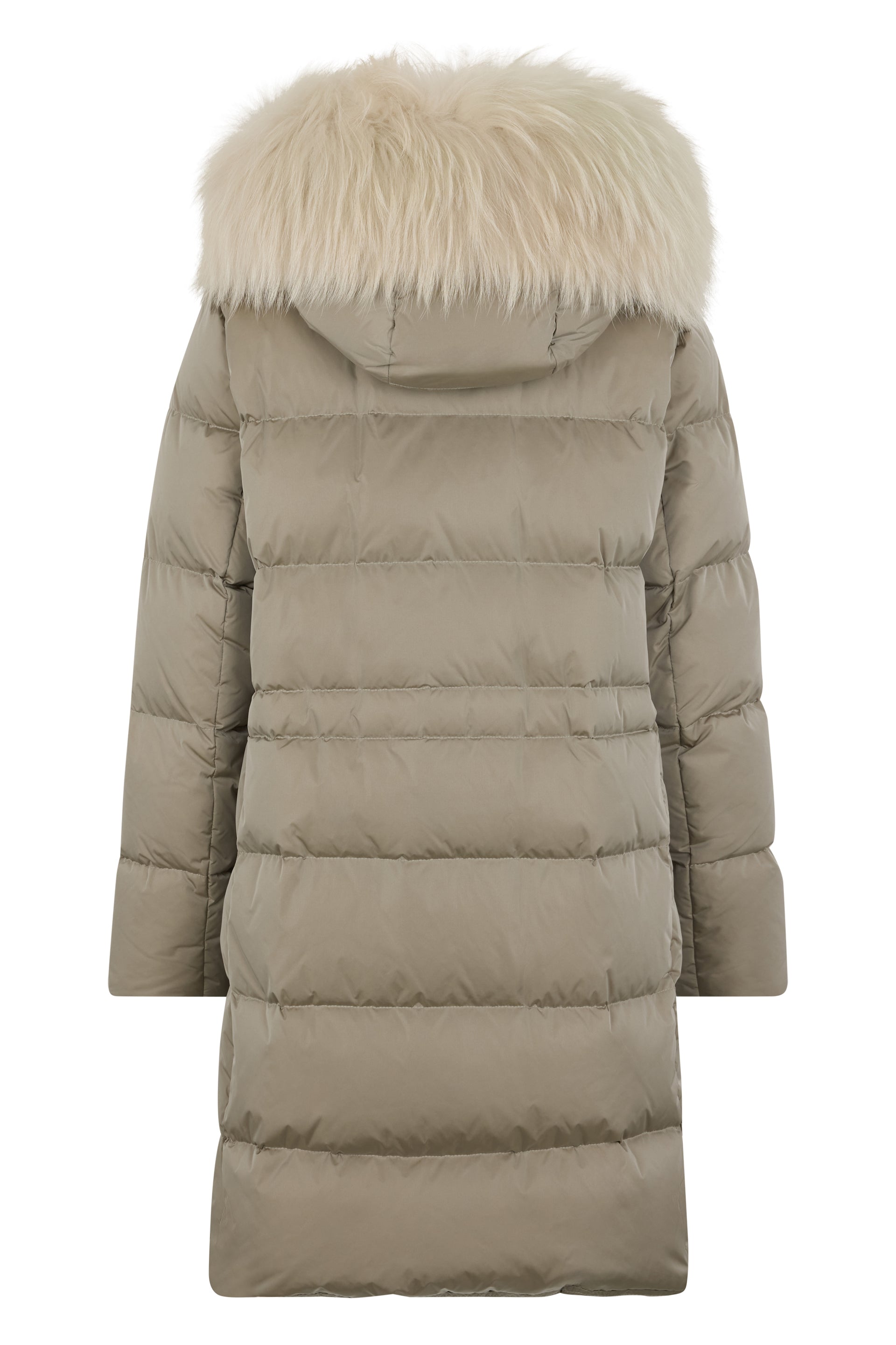 Elegant winter coat with soft fur