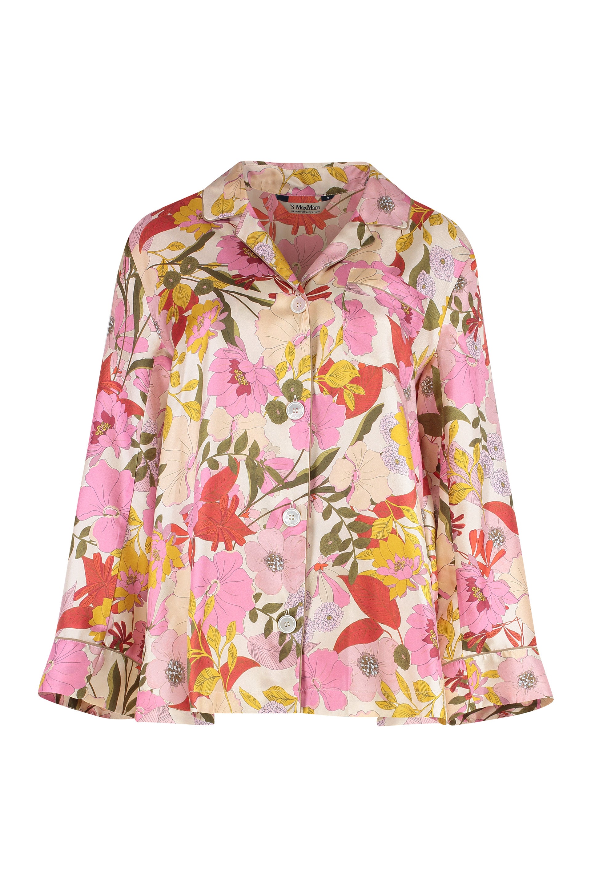 Alan Printed silk shirt