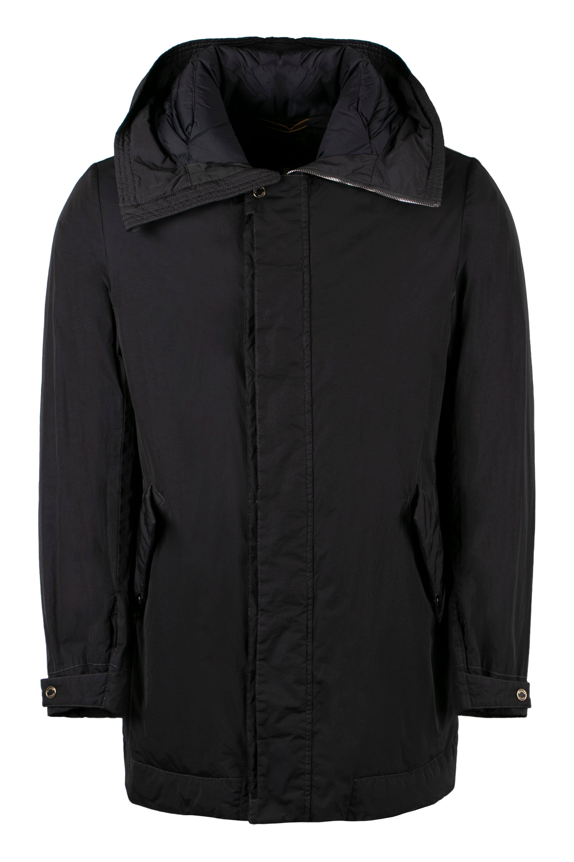 Alibrando Hooded nylon jacket