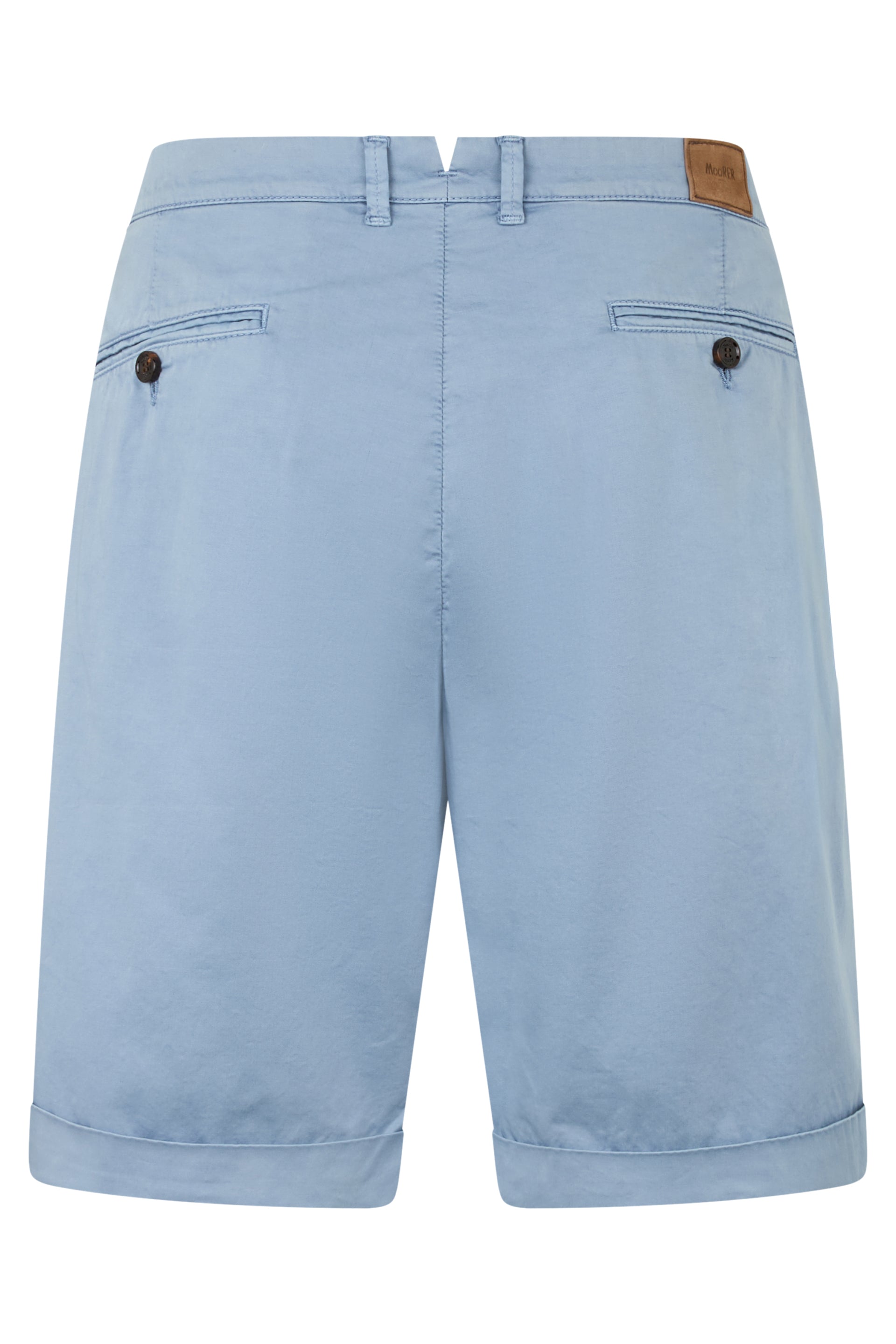 Summer shorts in a delicate shade of blue.