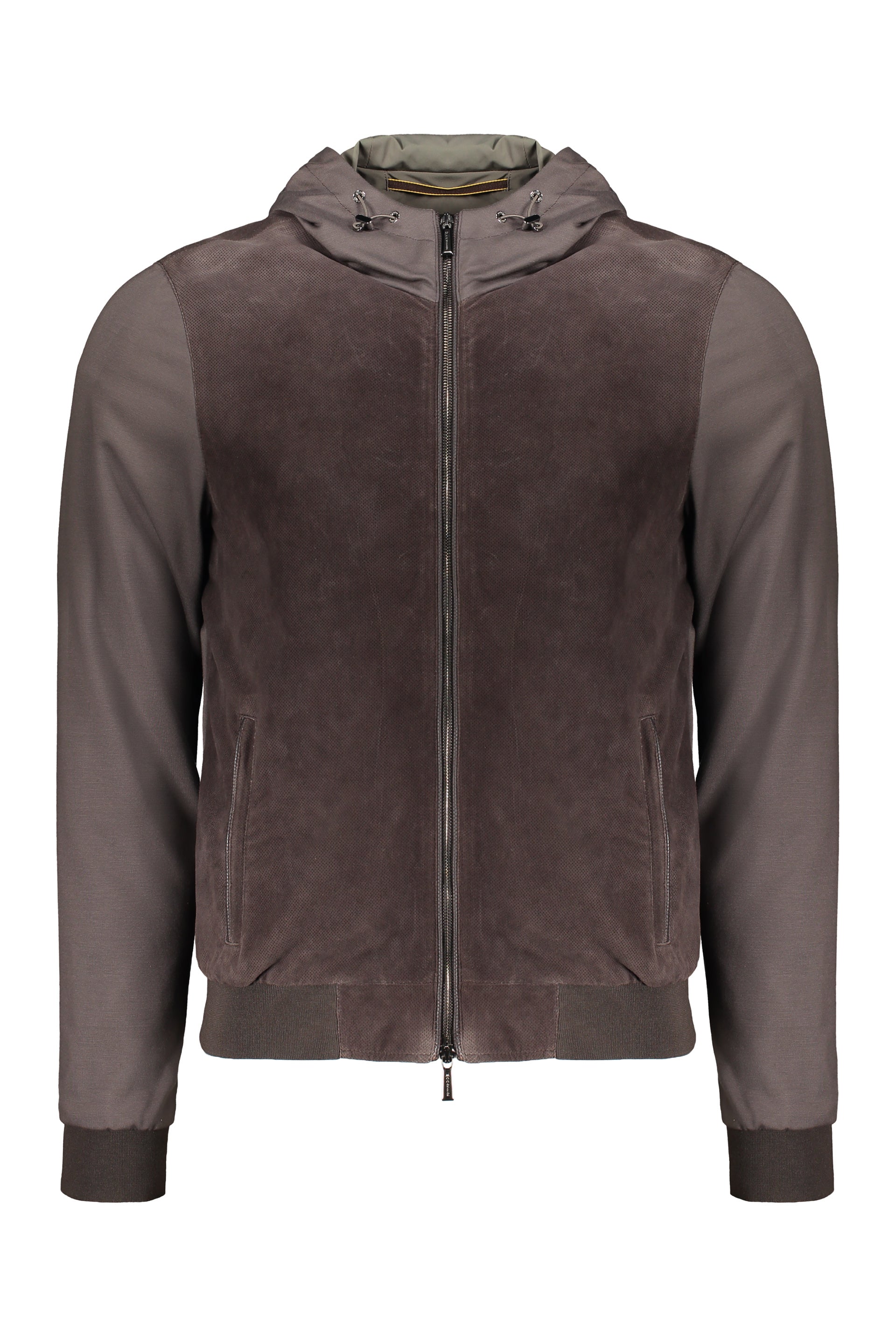 Jacket with zip and hood