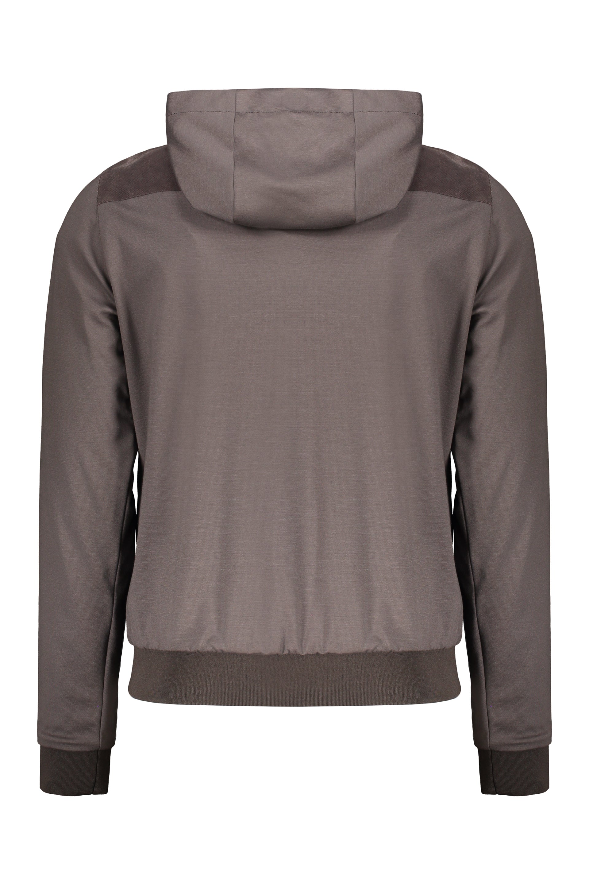 Jacket with zip and hood
