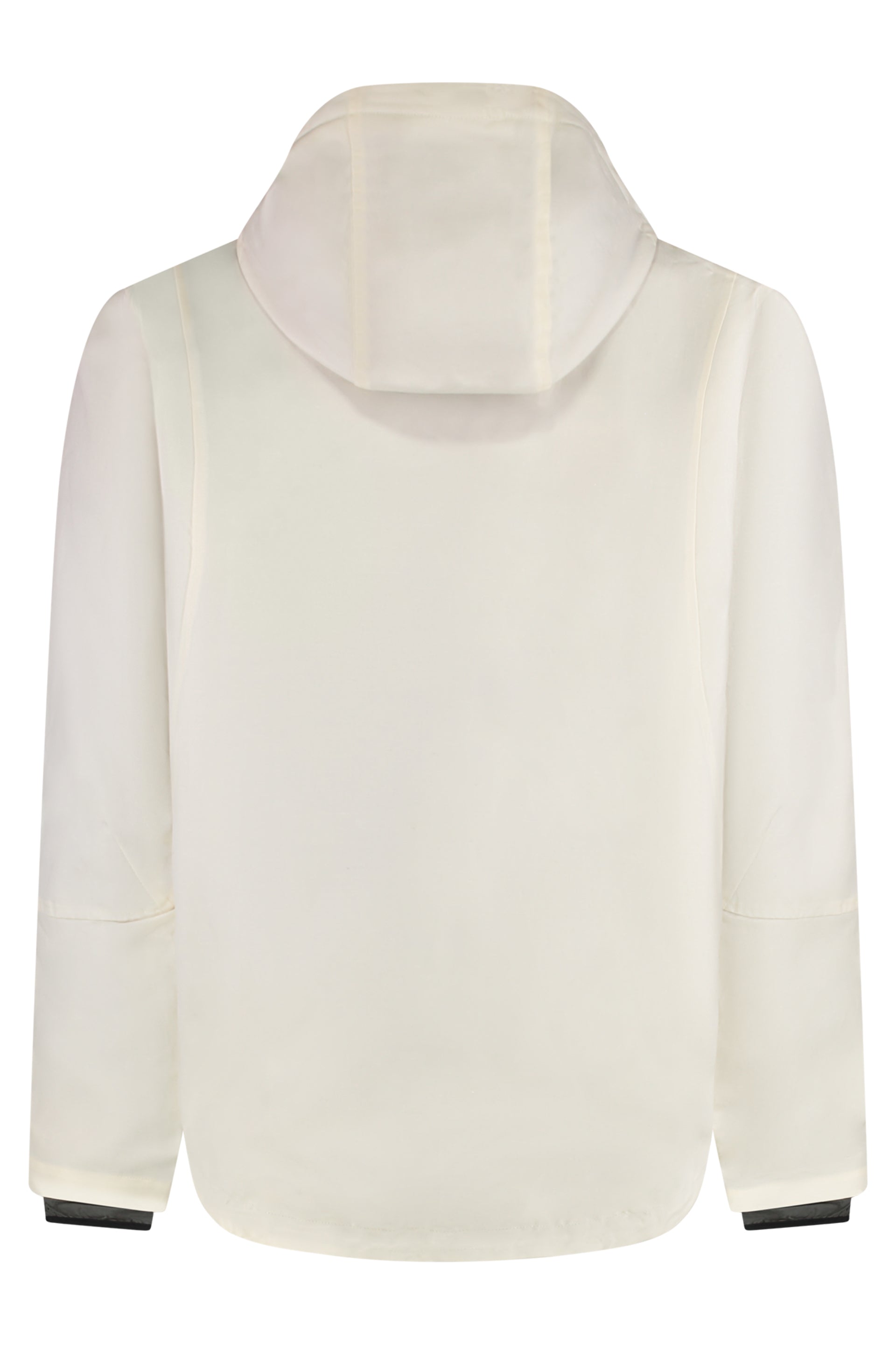 Technical fabric hooded jacket