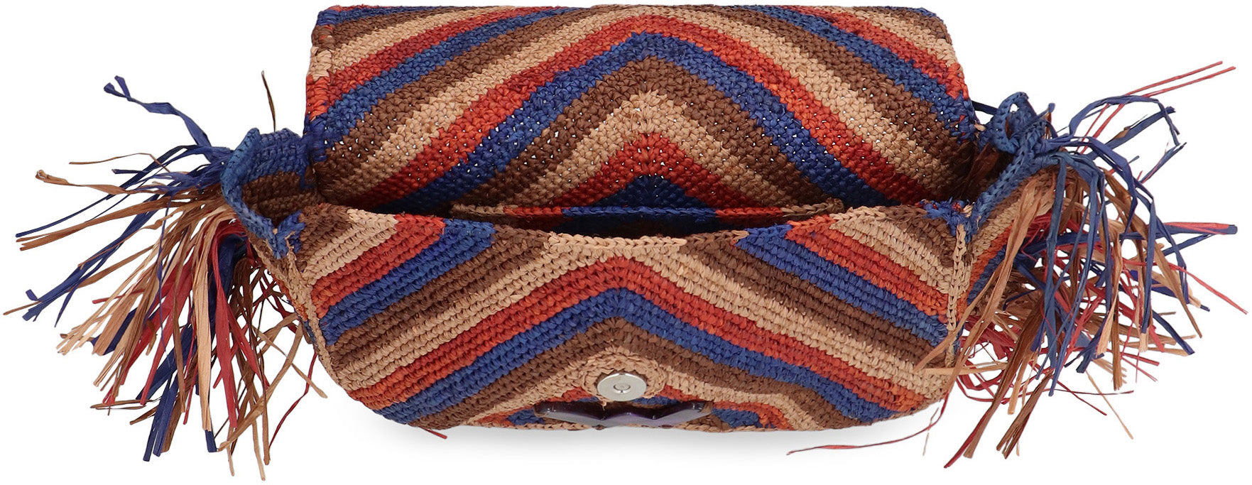 Raffia crossbody bag