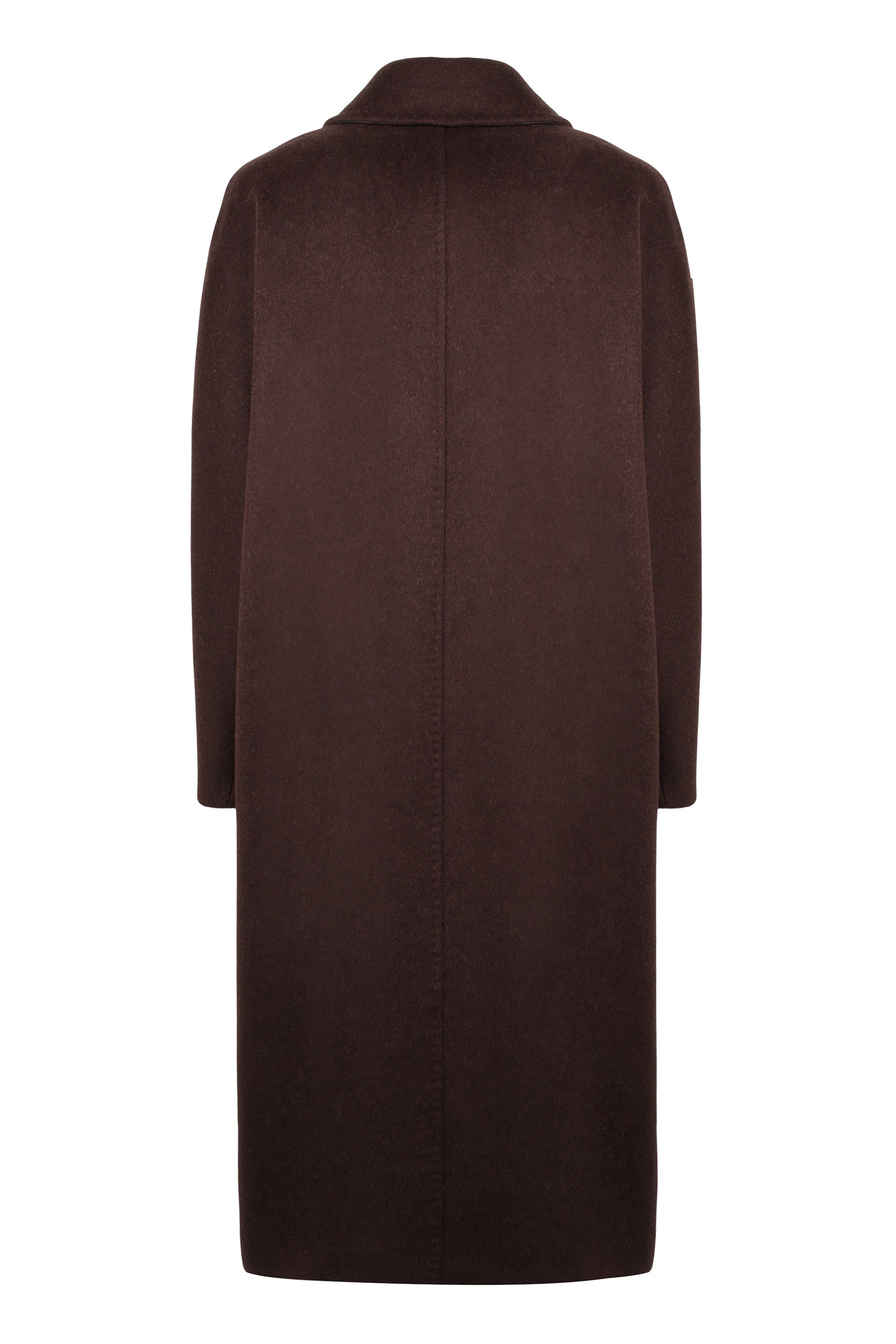 Double-breasted oversized coat