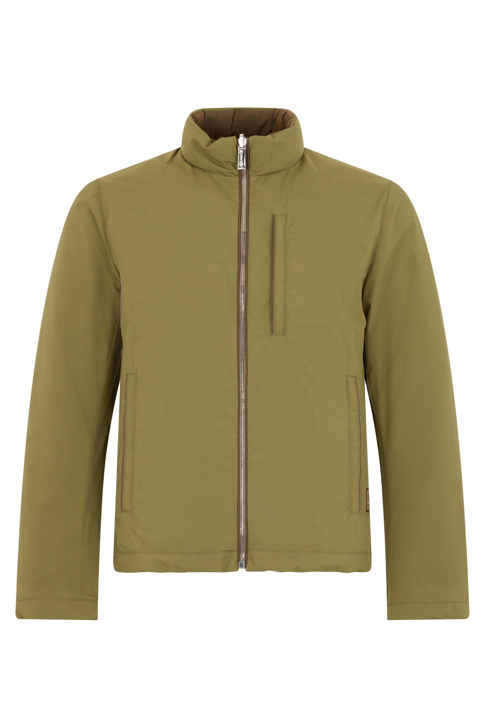 Versatile green khaki jacket with pockets