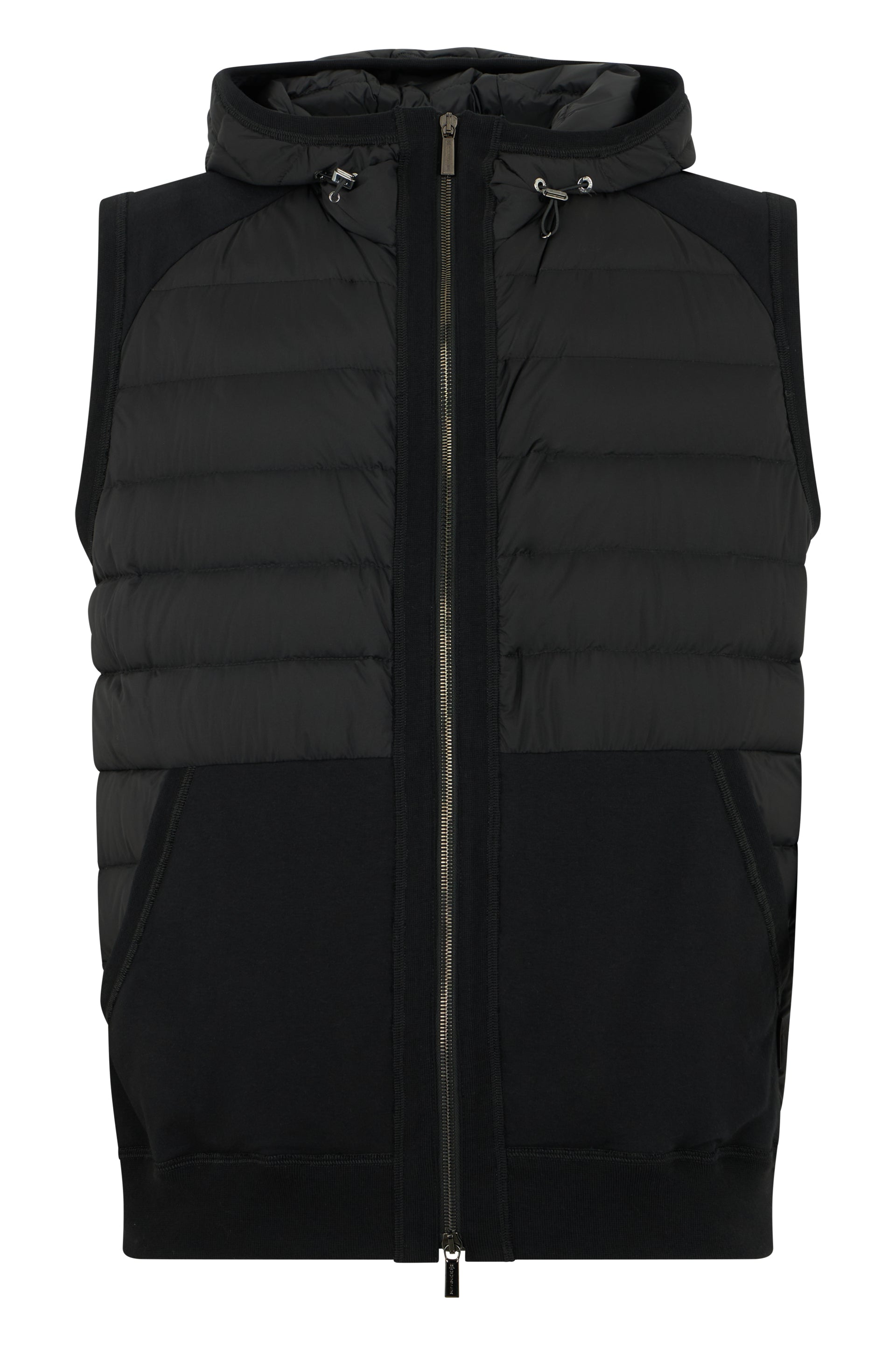 Black Sleeveless Vest, Durable Fabric and versatile design