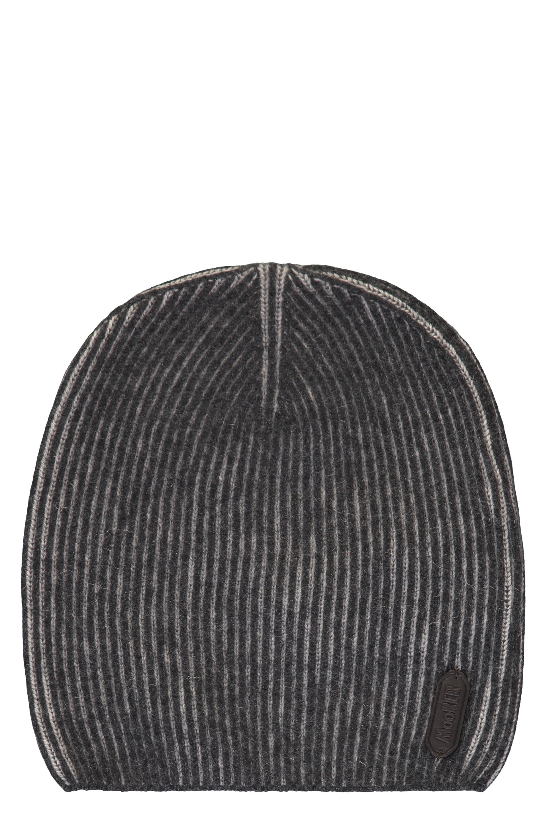 Dark gray knitted cap