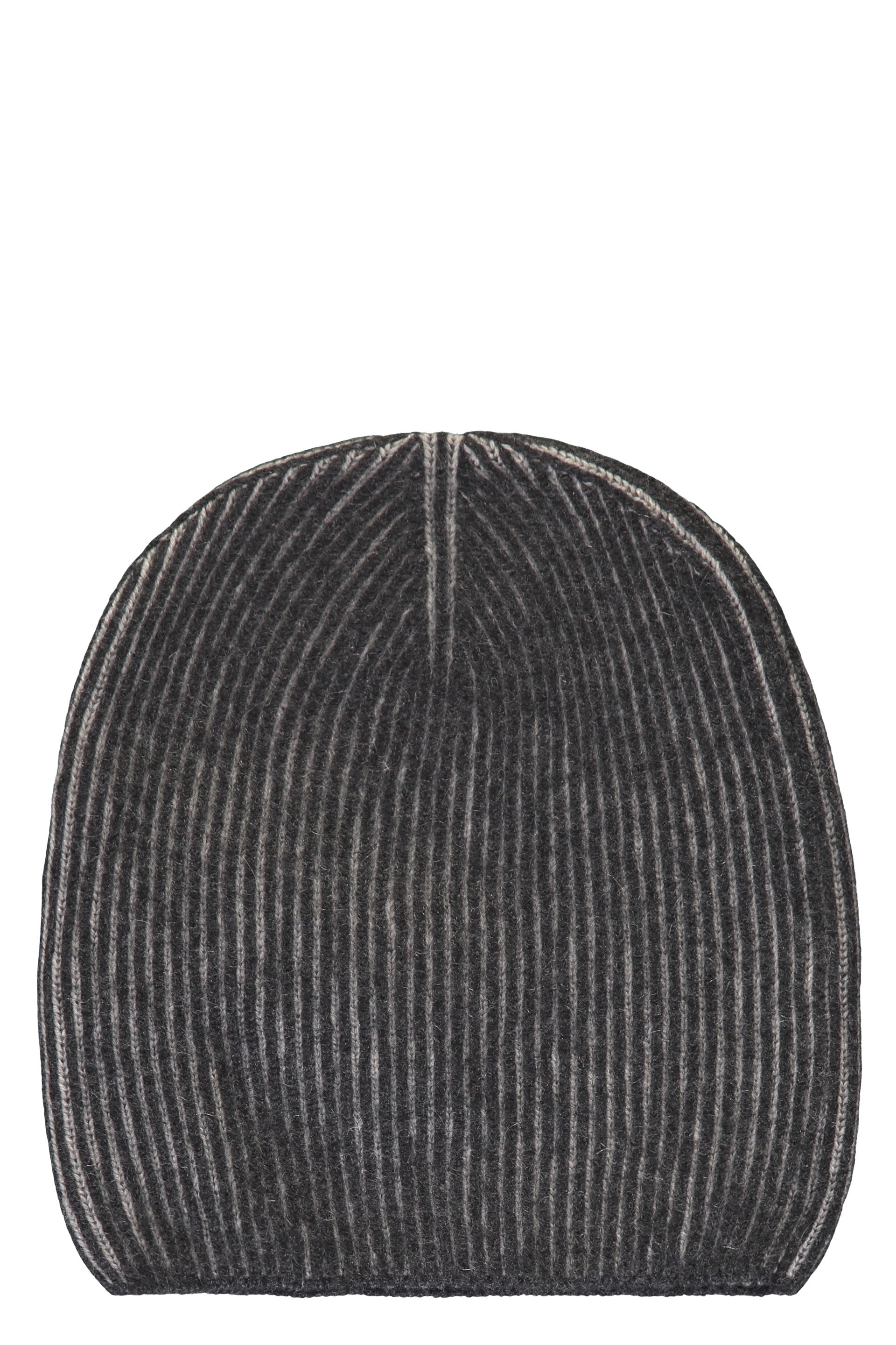 Dark gray knitted cap