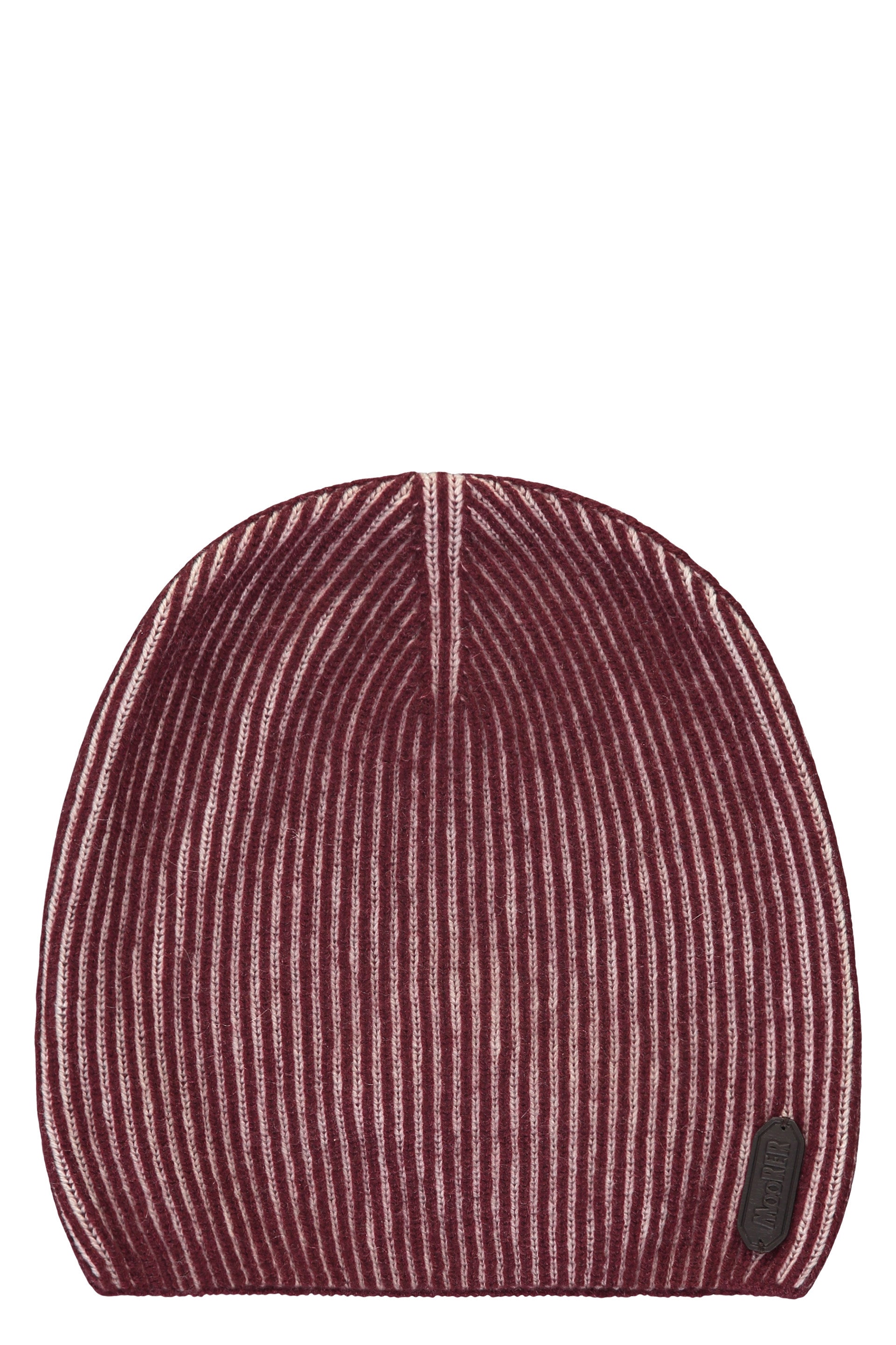 Bordeaux knit hat, elegant, soft and warm