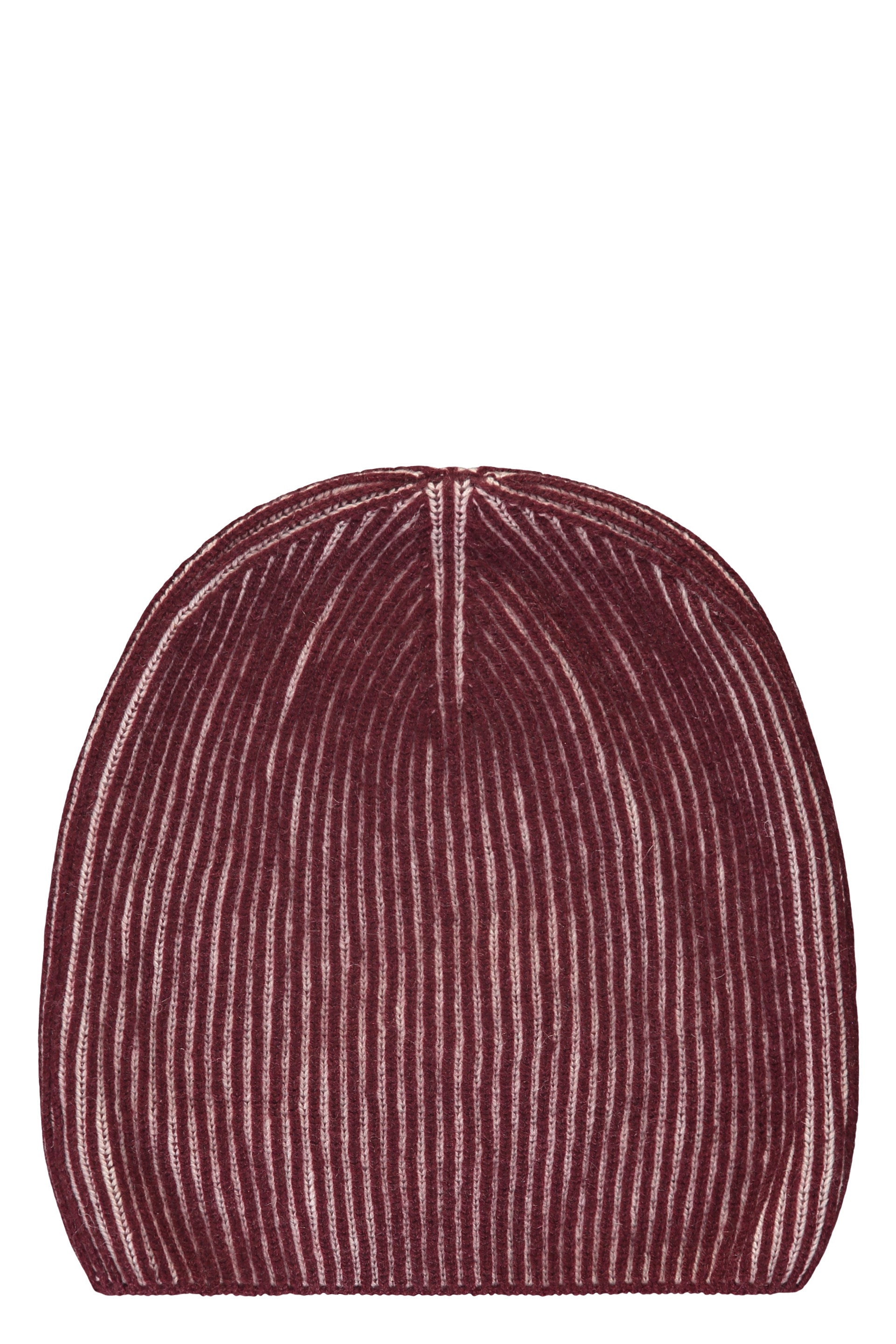 Bordeaux knit hat, elegant, soft and warm