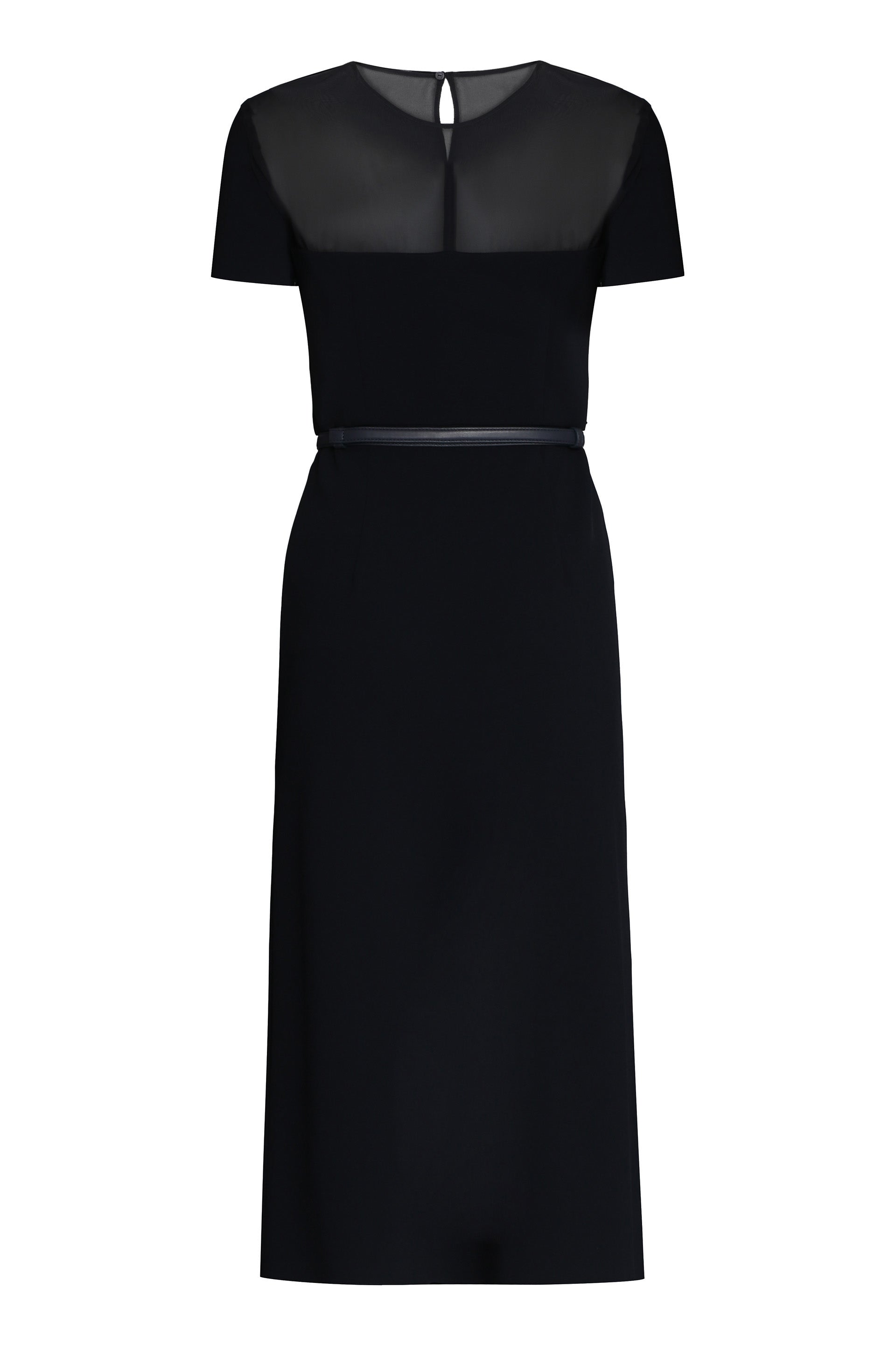 Asturie midi dress with belt