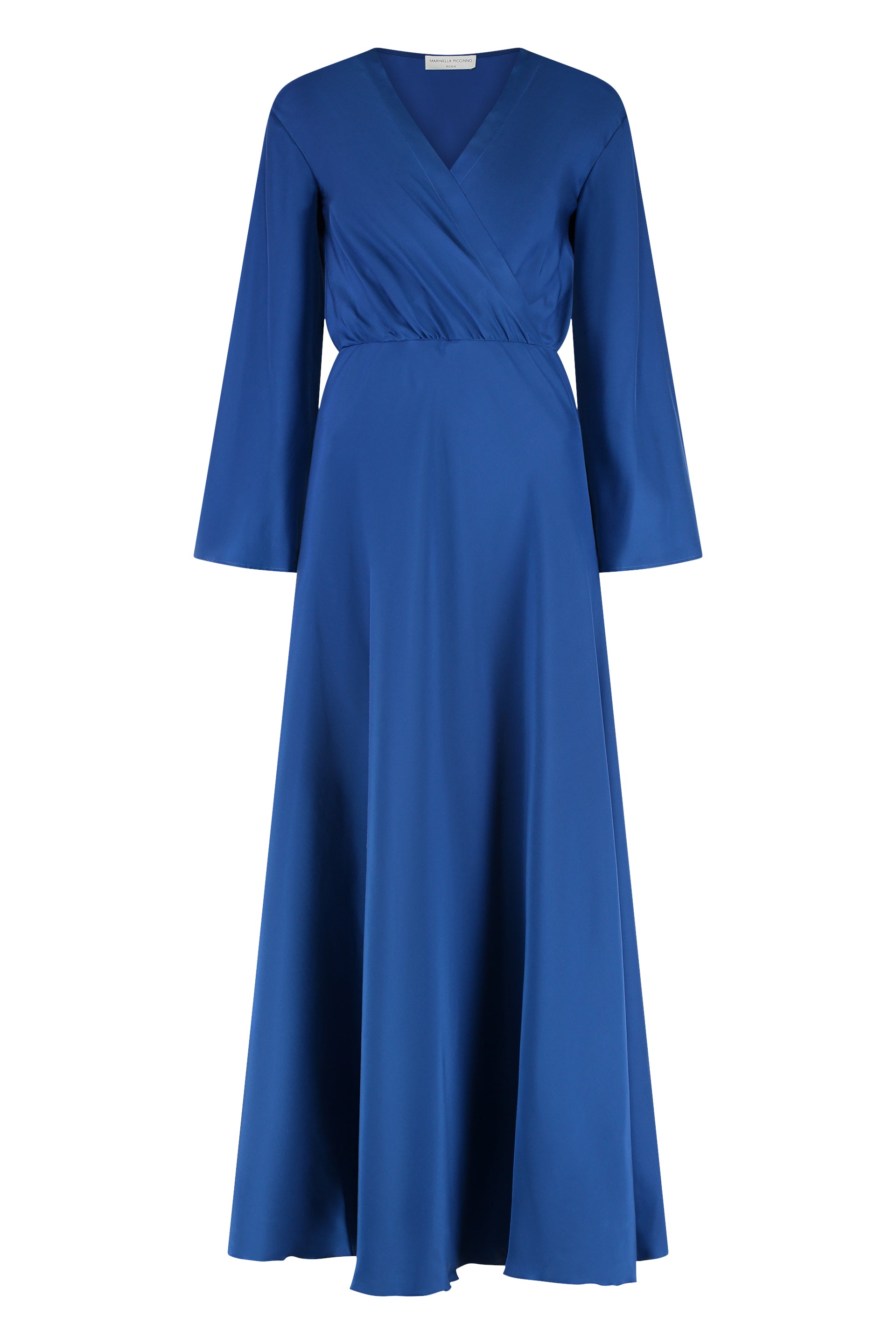 Long silk jumpsuit