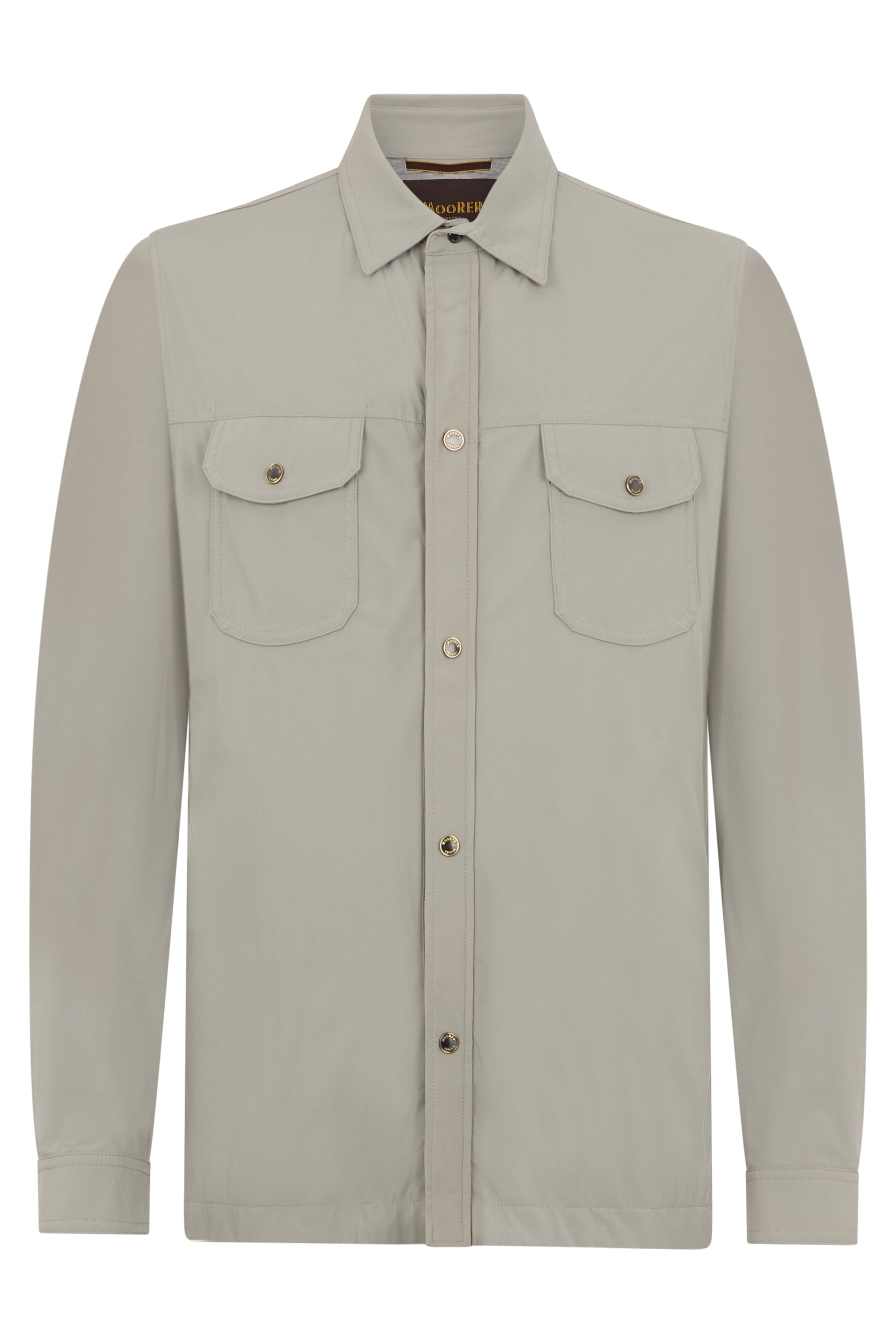 Gray shirt with a minimalist and versatile design.