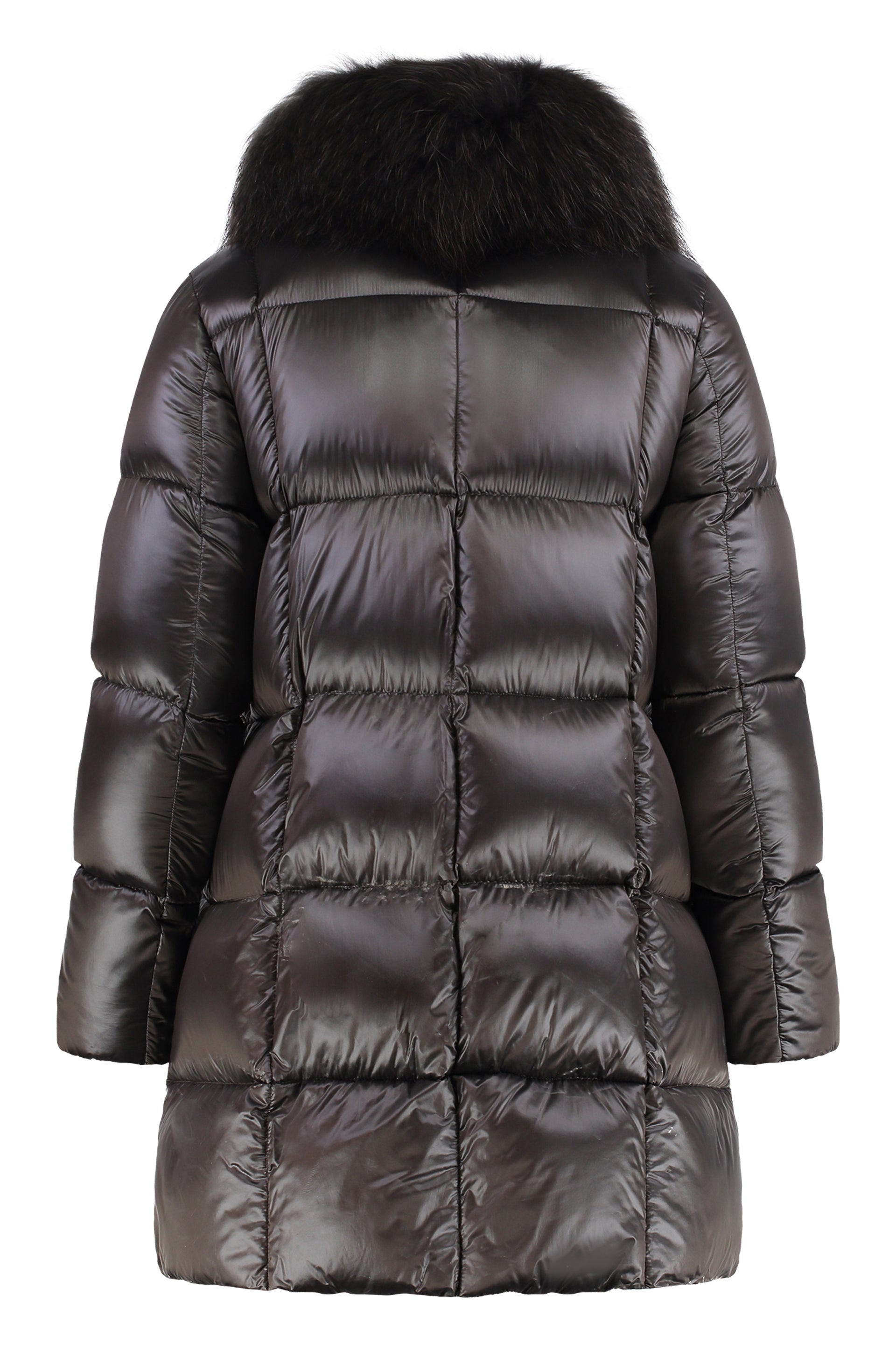 Fur collar down jacket