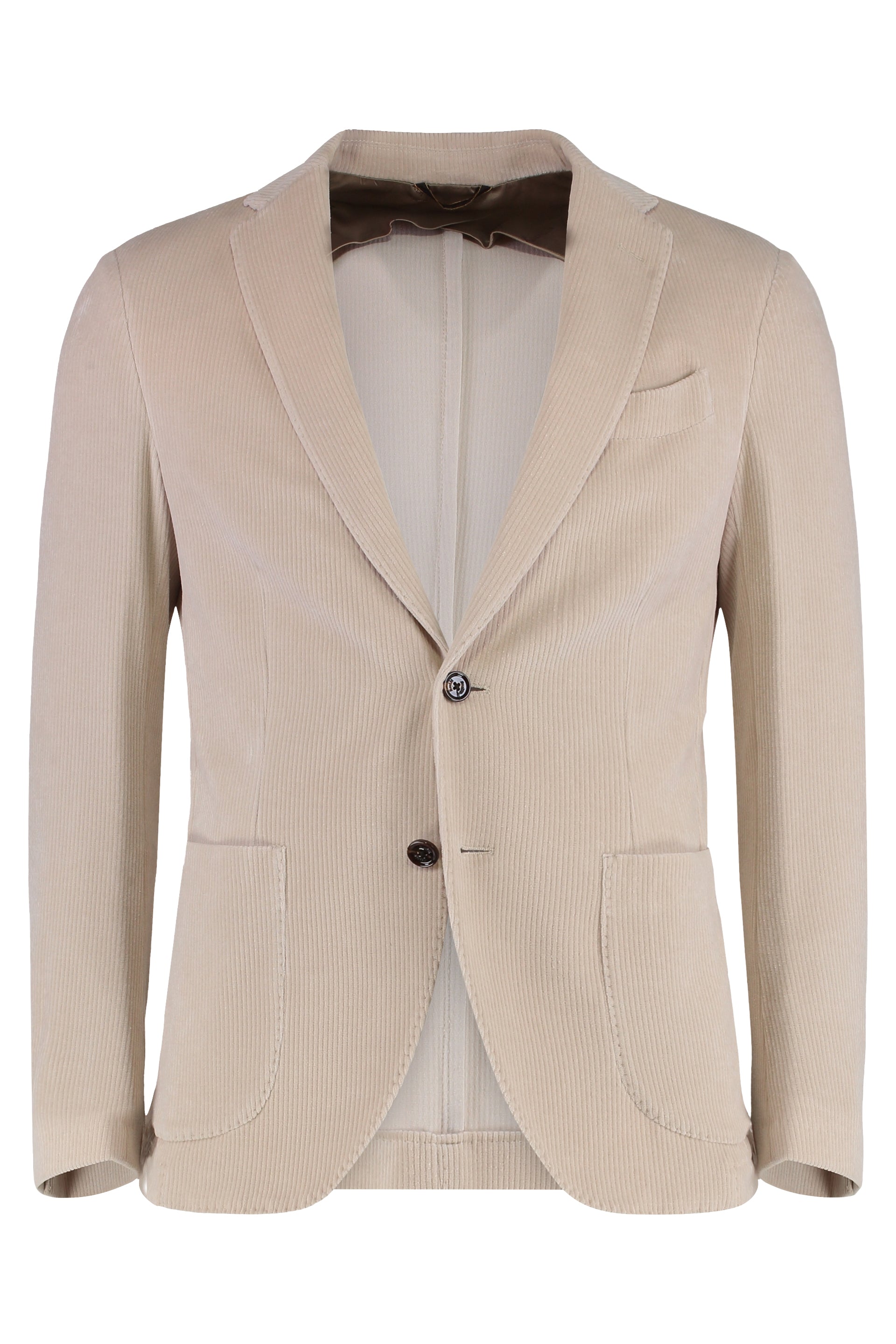 Audley single-breasted velvet jacket