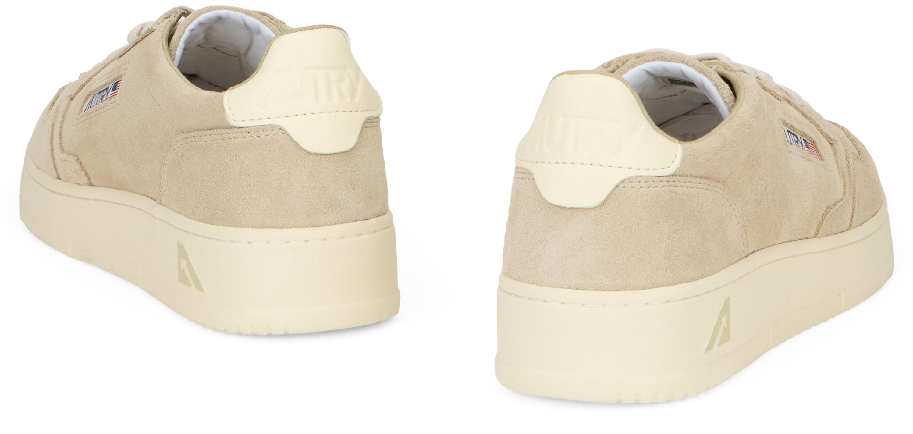 Low-top sneakers in suede