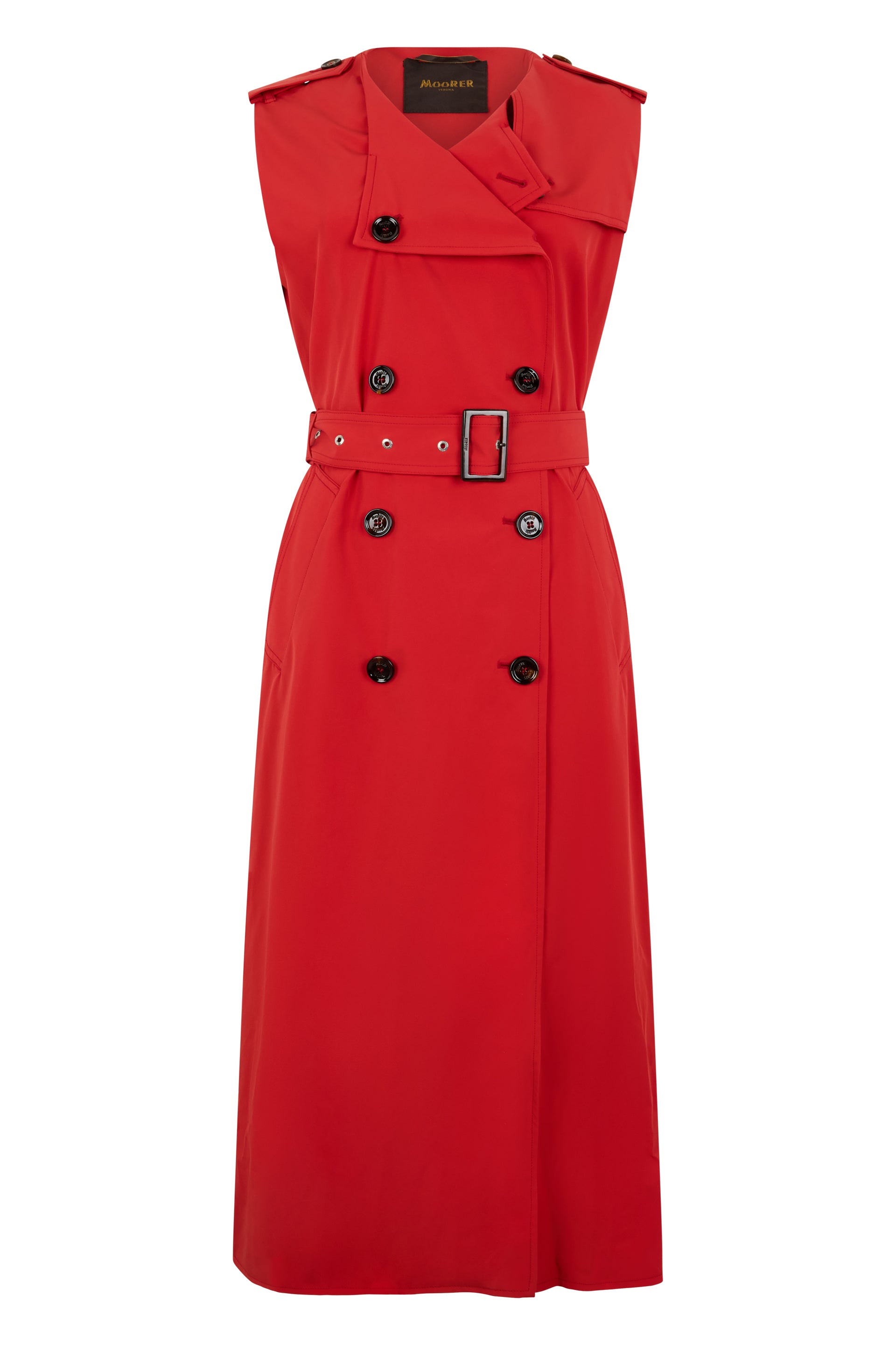 Elegant long red dress for special occasions