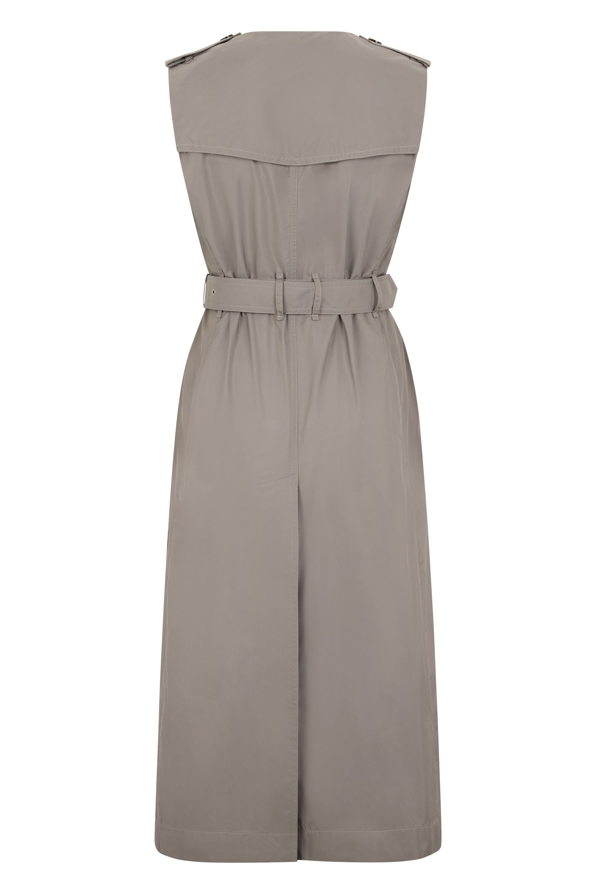 Elegant long dress with button closure