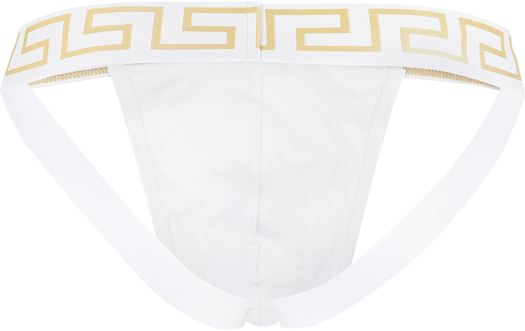 Cotton jockstrap with Greca elastic band