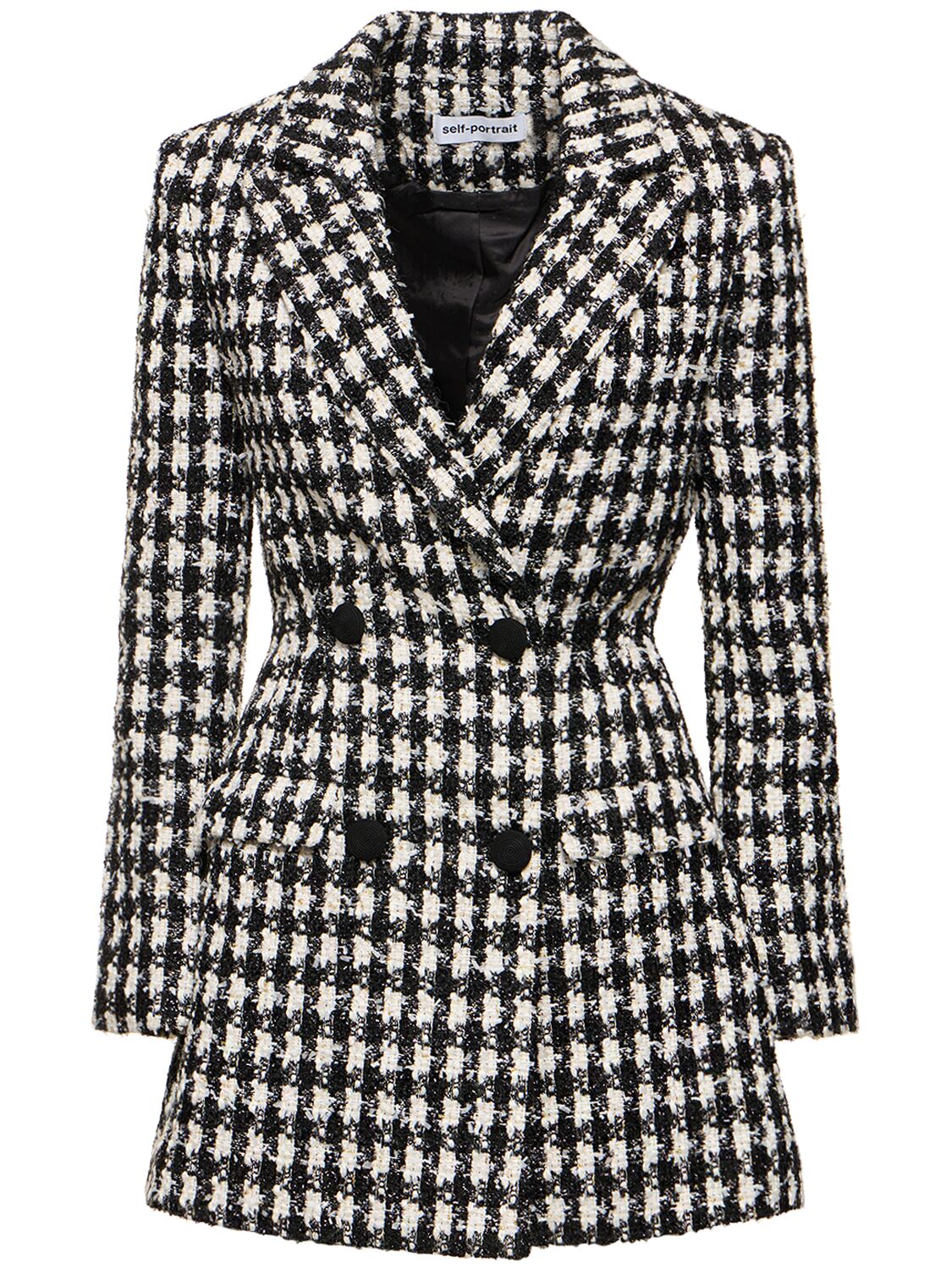 Mini dress houndstooth