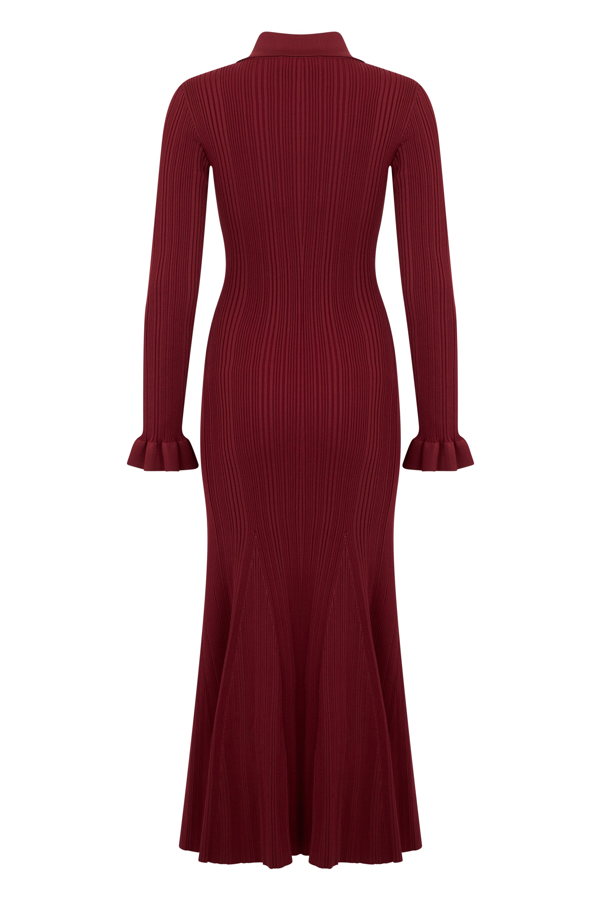 Long dress with buttons