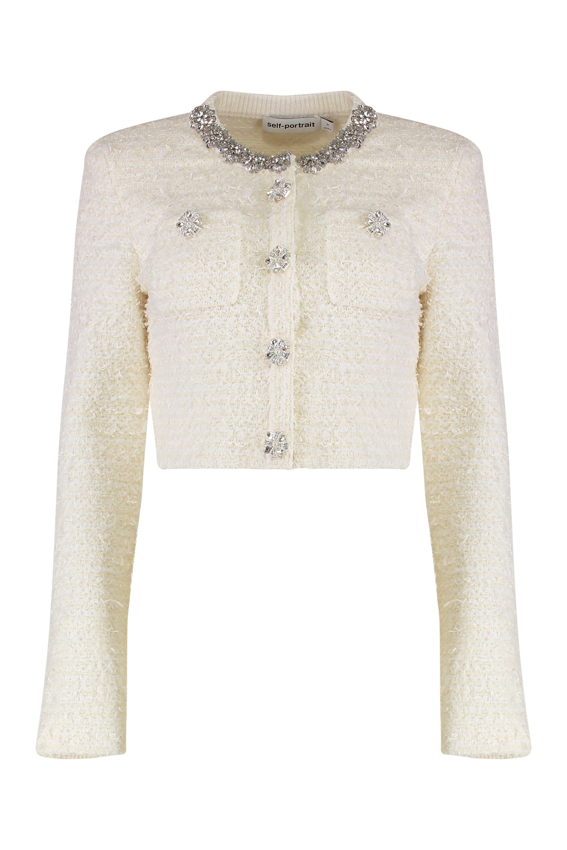 Wool blend cardigan