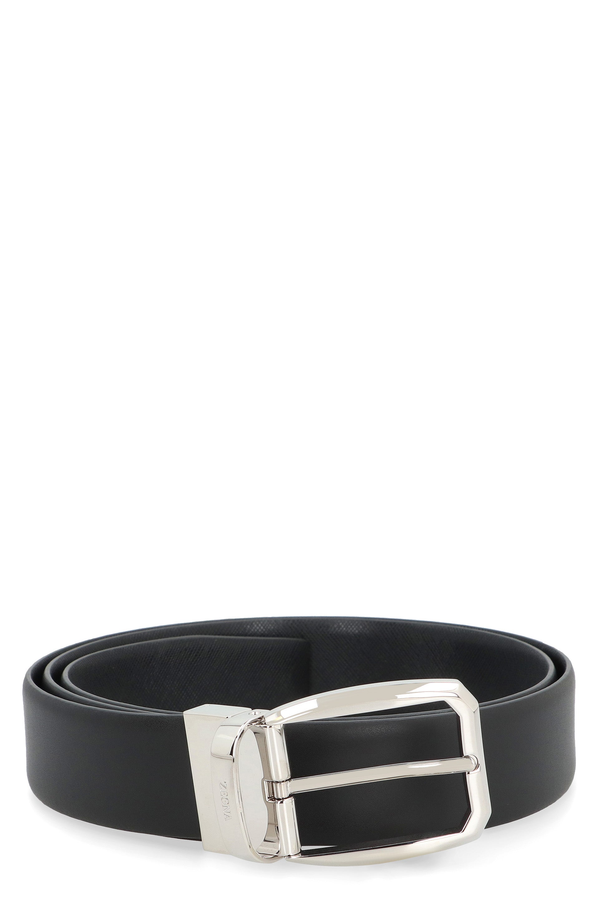 Reversible leather belt