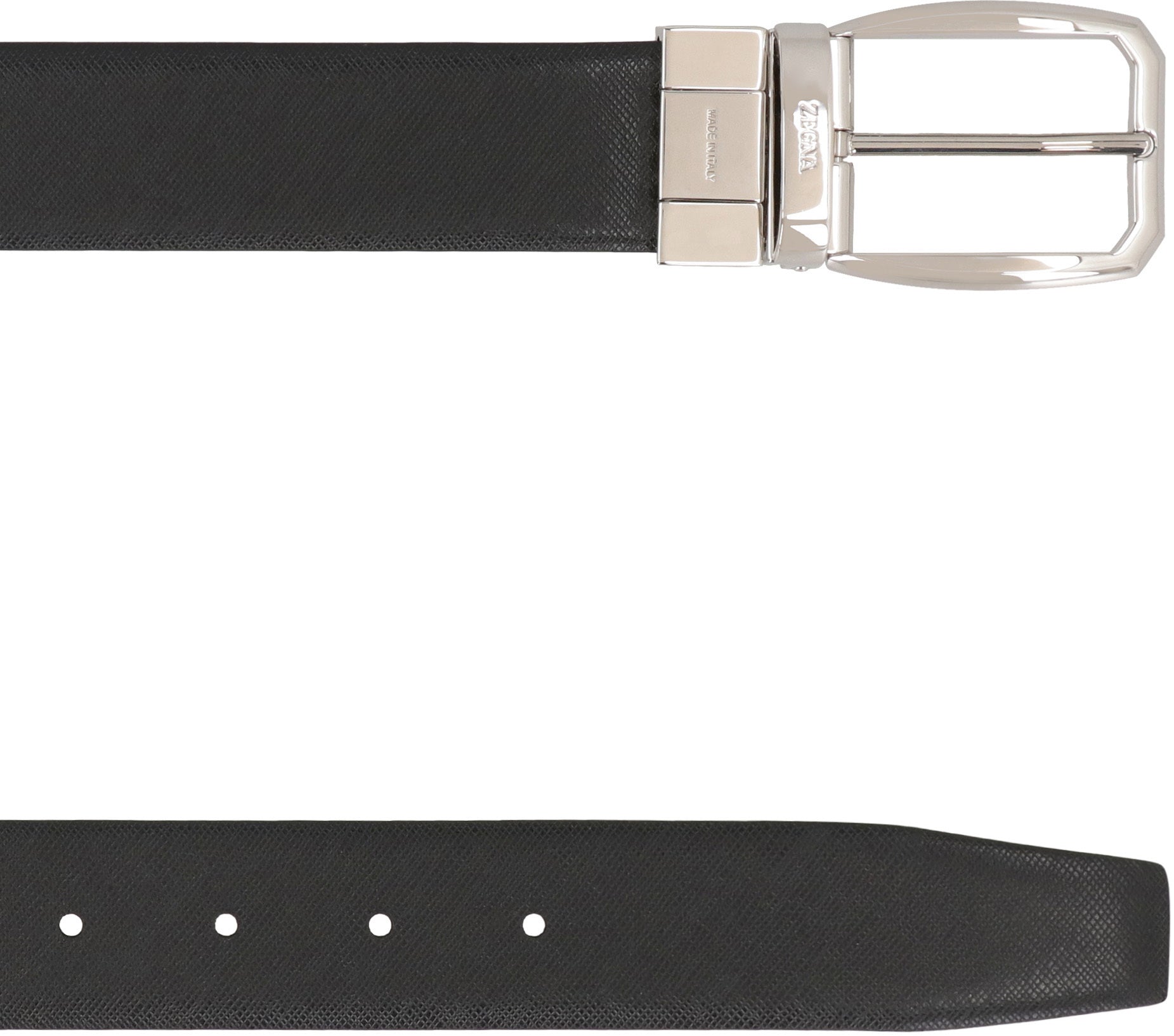 Reversible leather belt