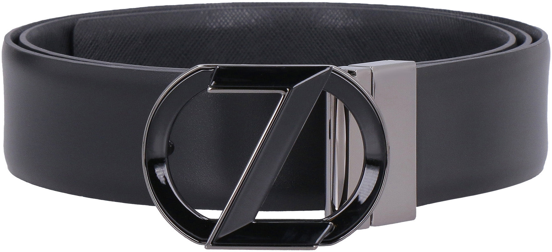 Reversible leather belt