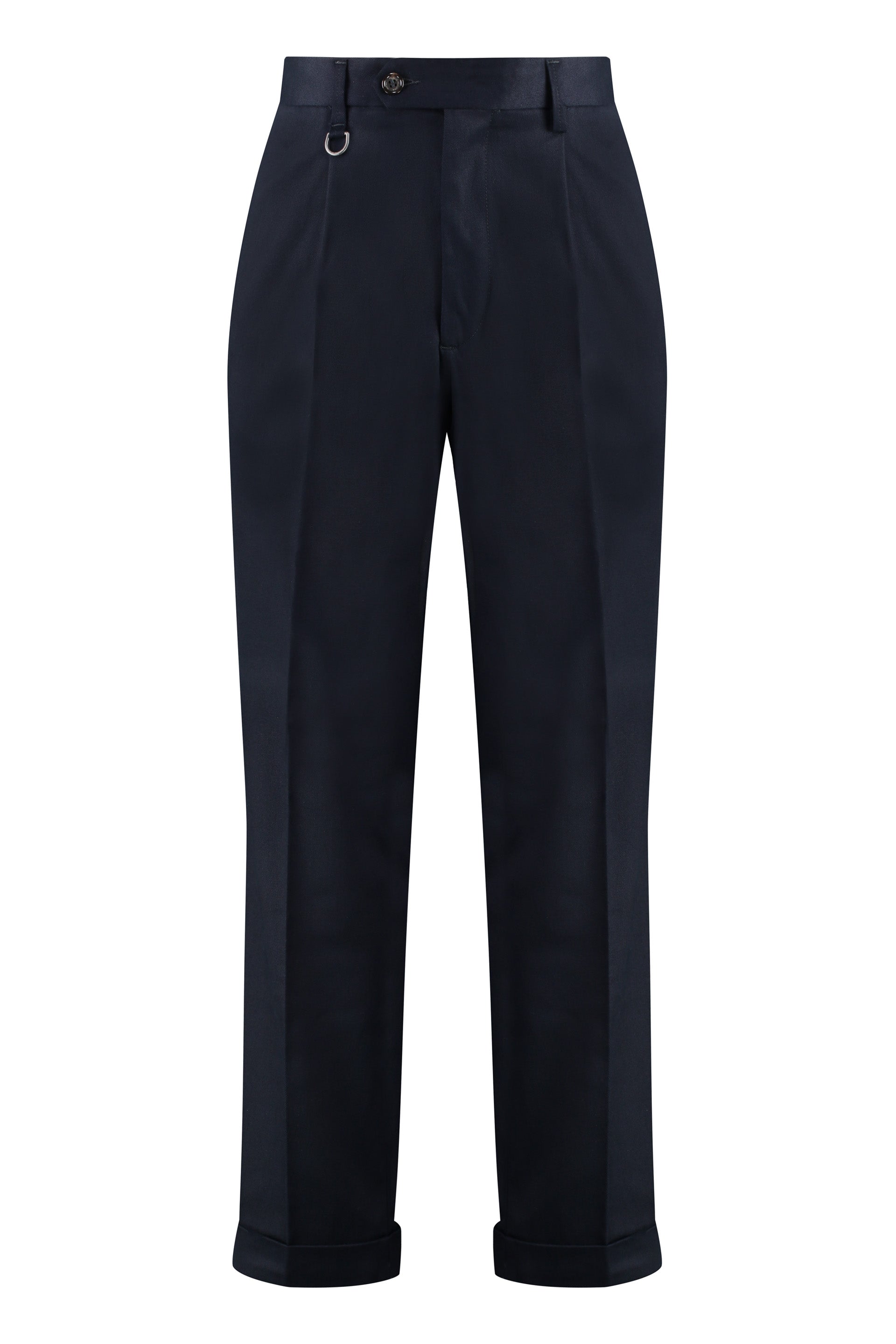 Cotton blend trousers