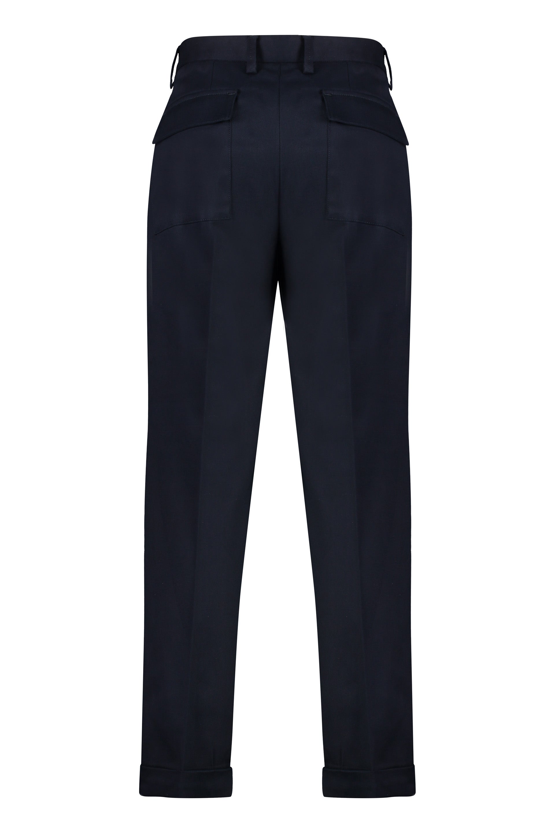 Cotton blend trousers