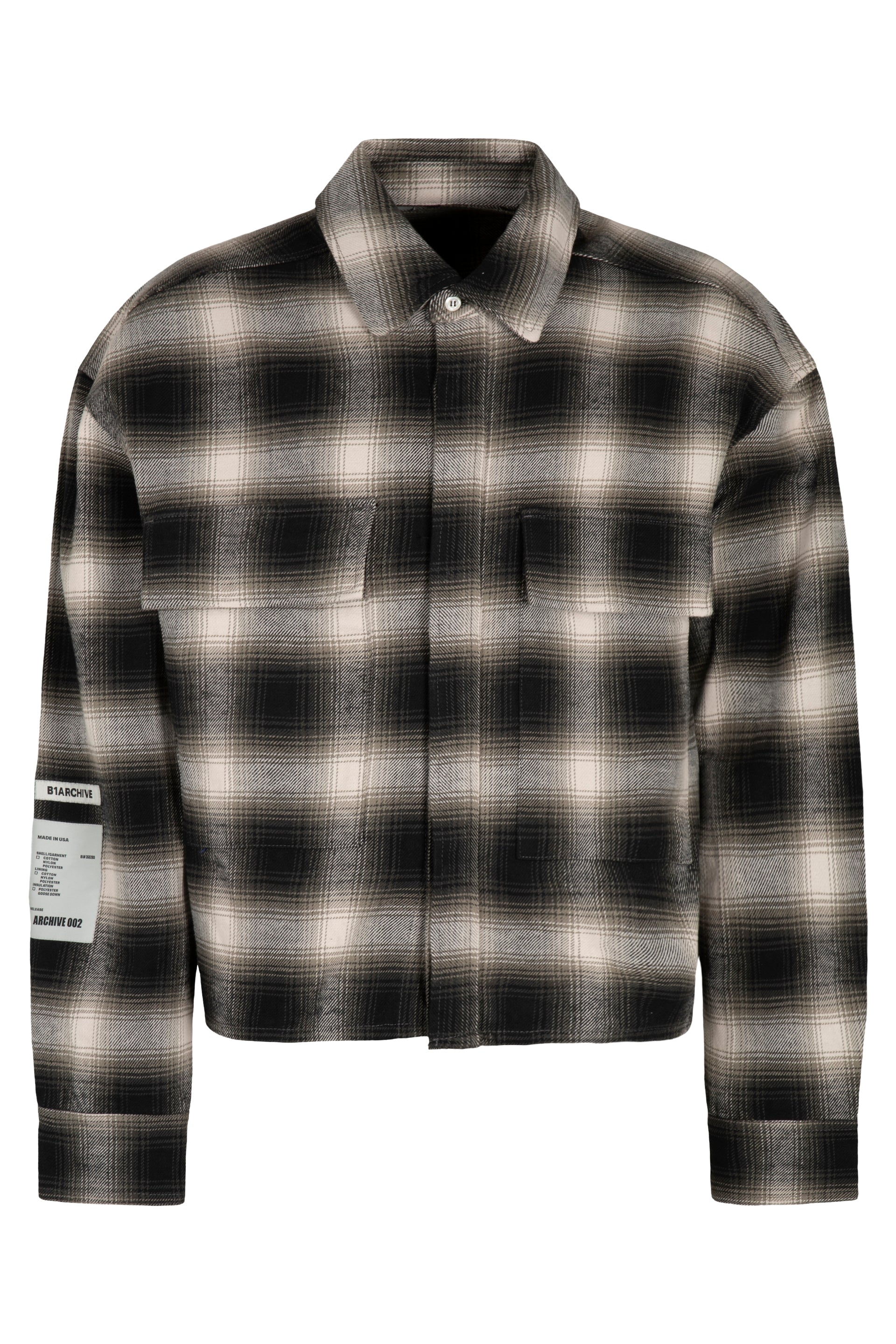 Checked flannel shirt