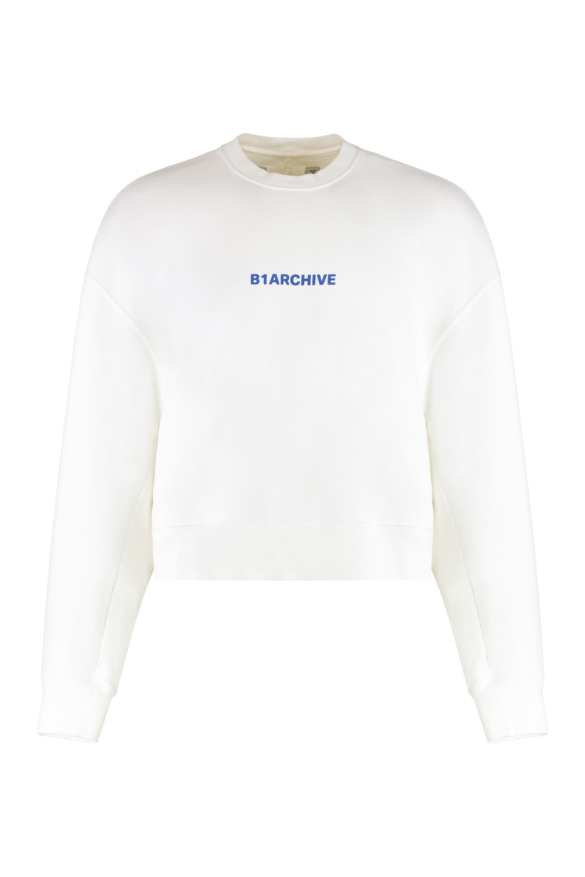 Cotton crew-neck sweatshirt