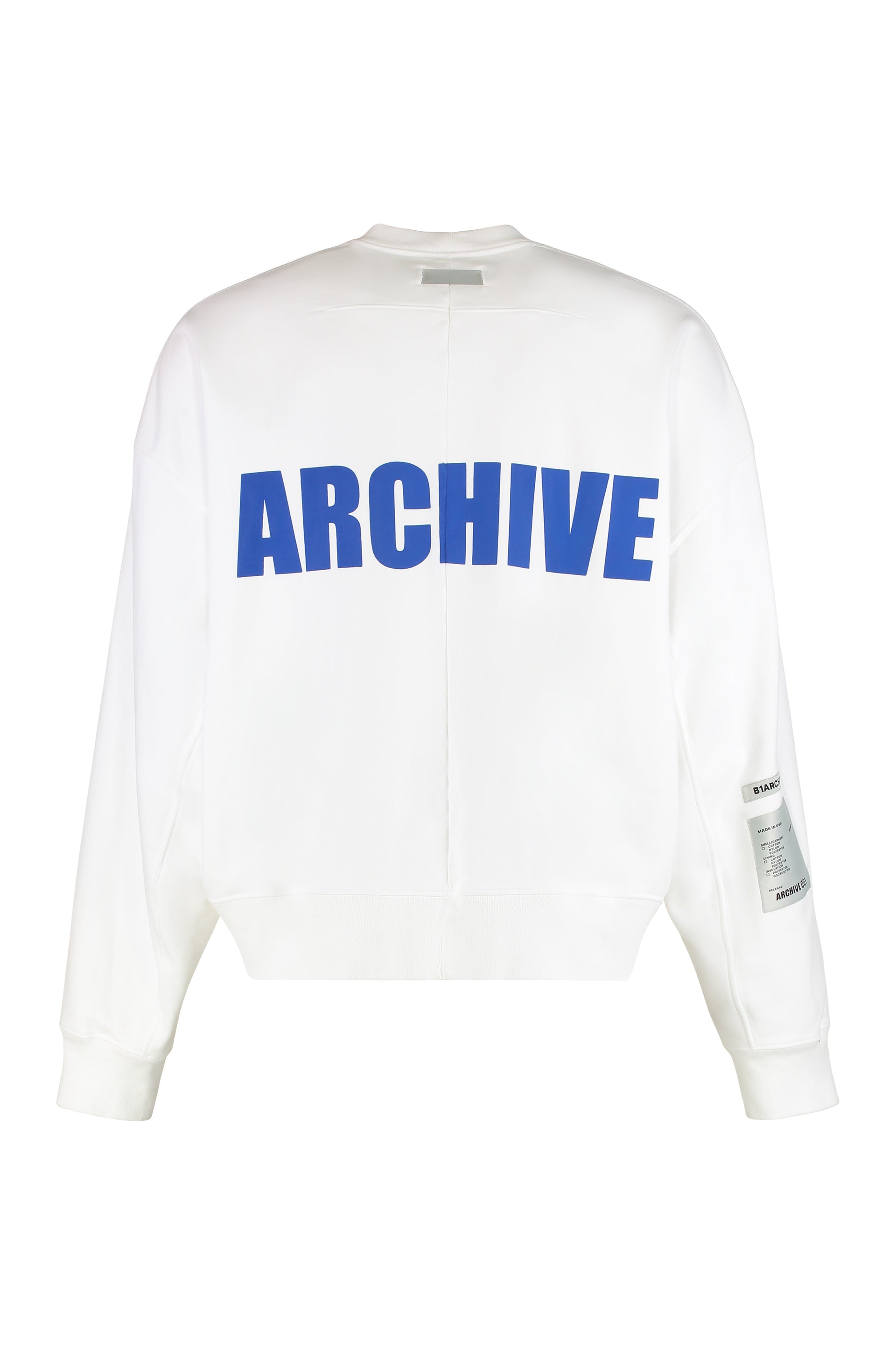 Cotton crew-neck sweatshirt