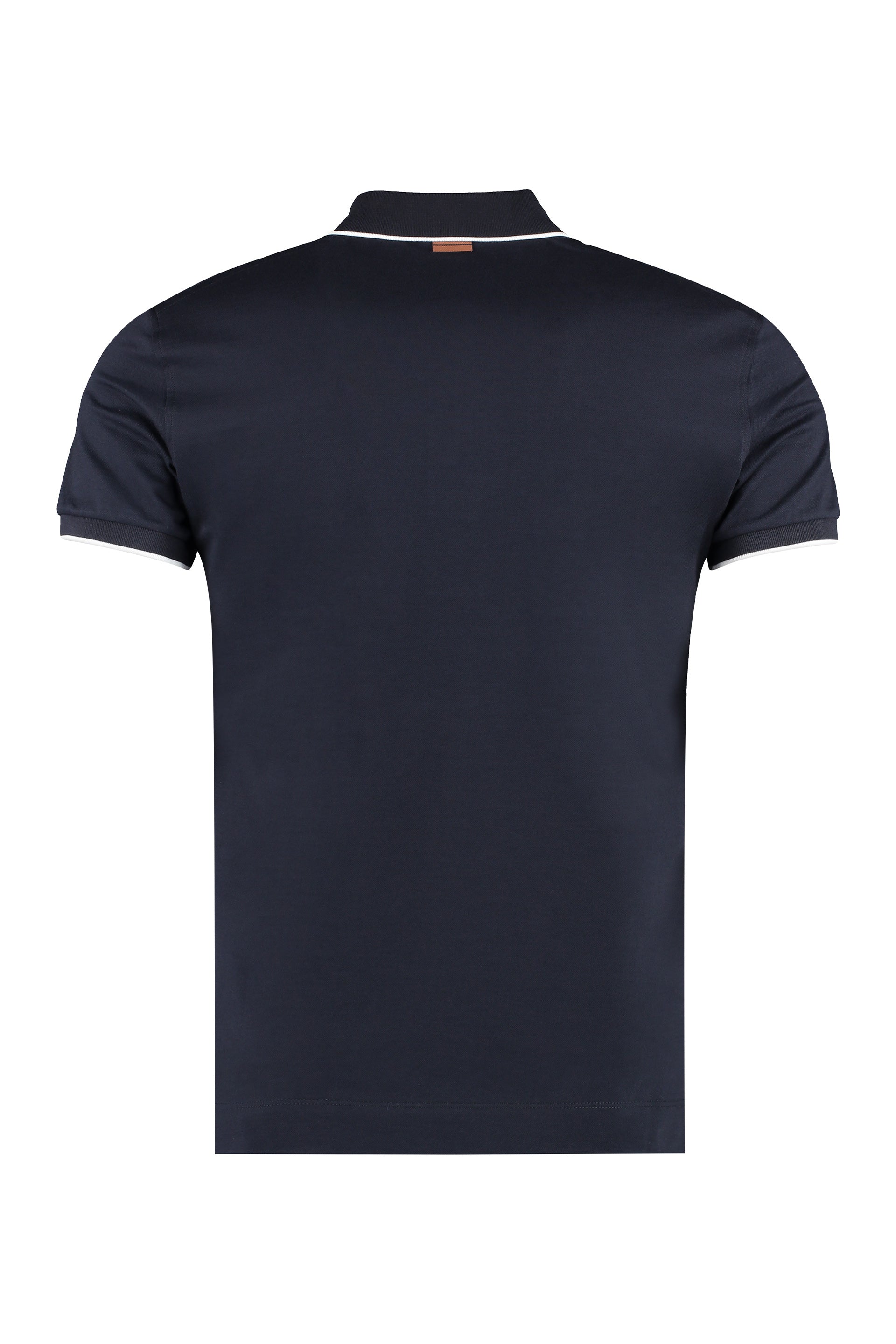 Cotton-piqué polo shirt