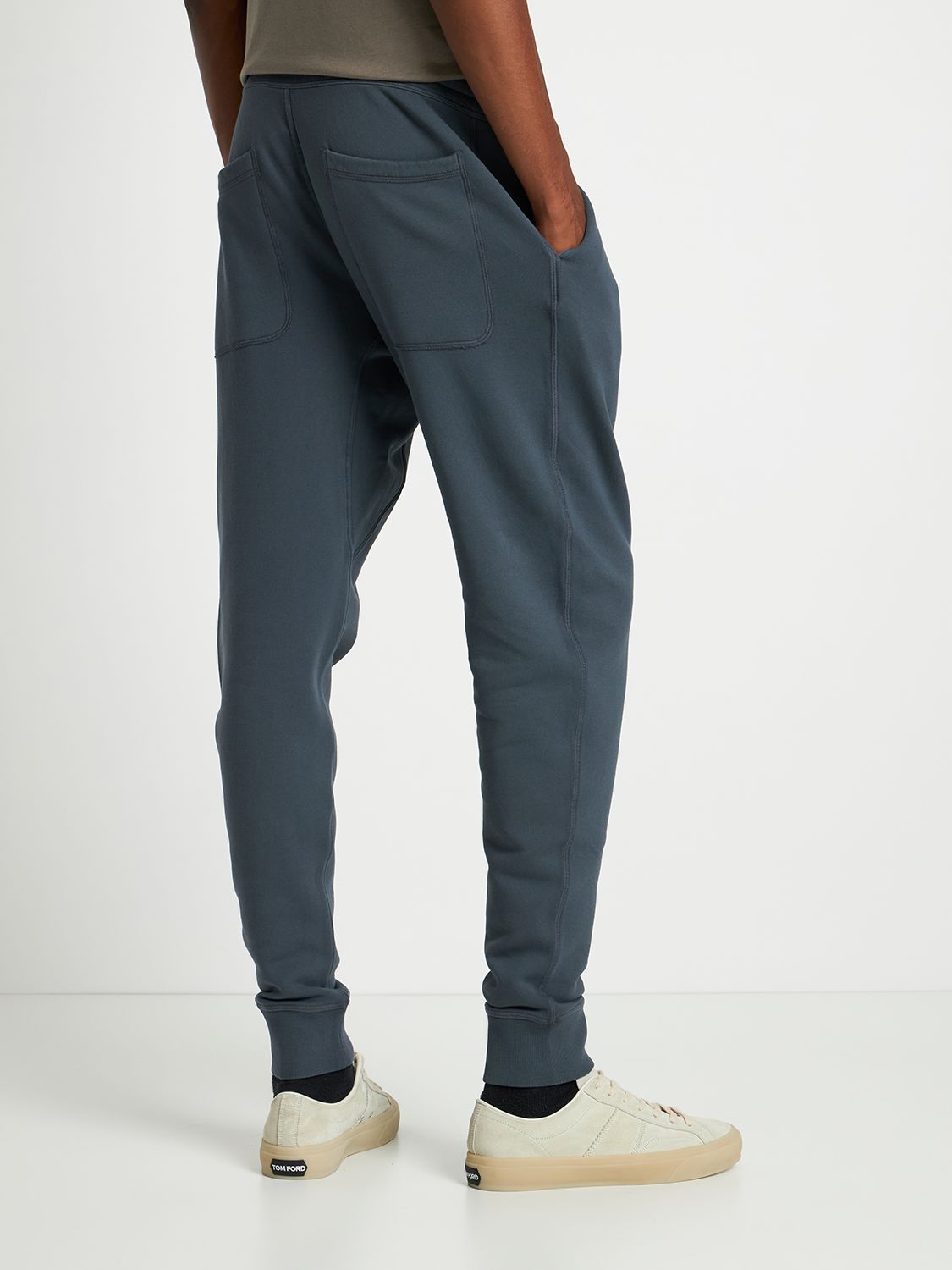 Track pants in cotton