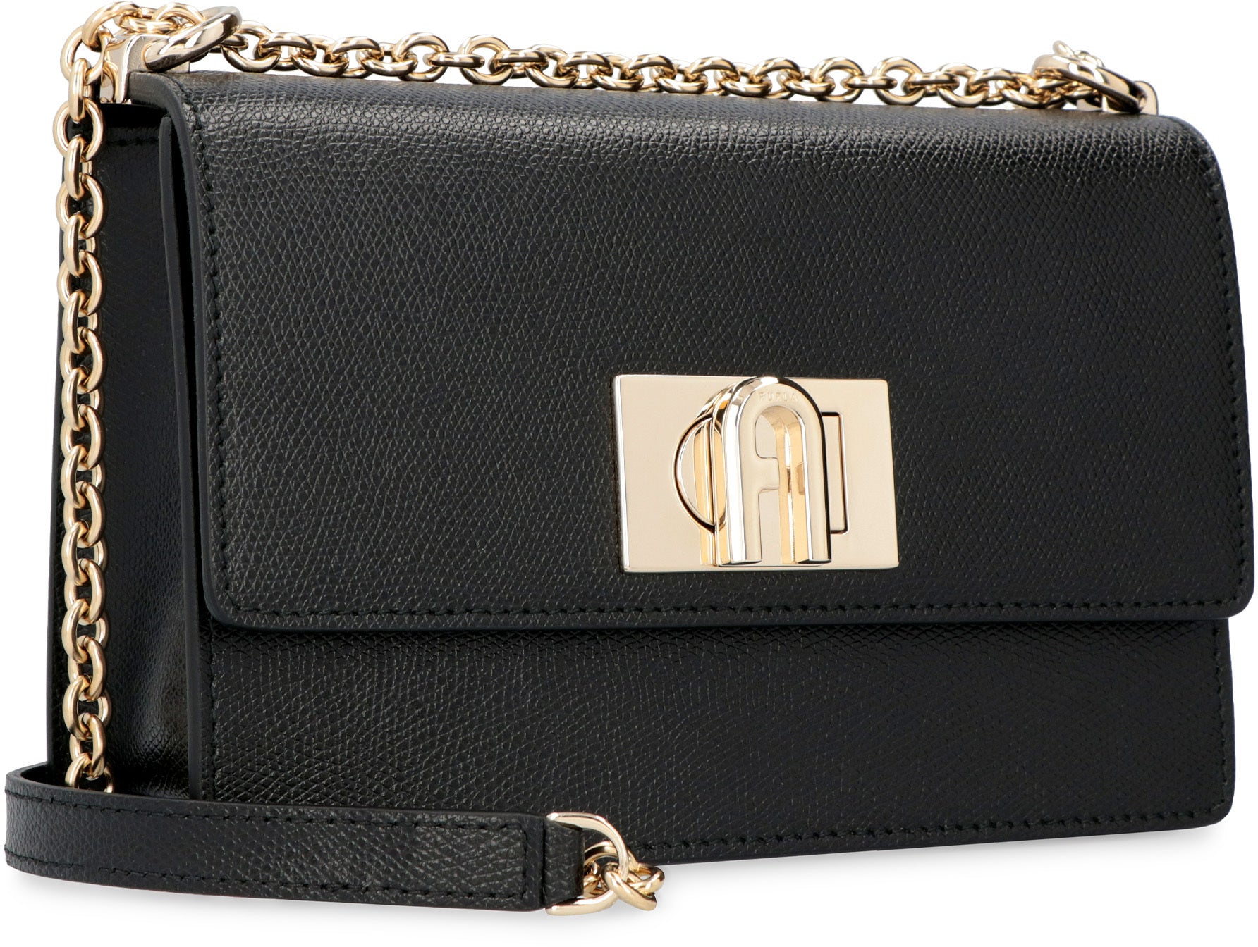 Furla 1927 leather mini crossbody bag