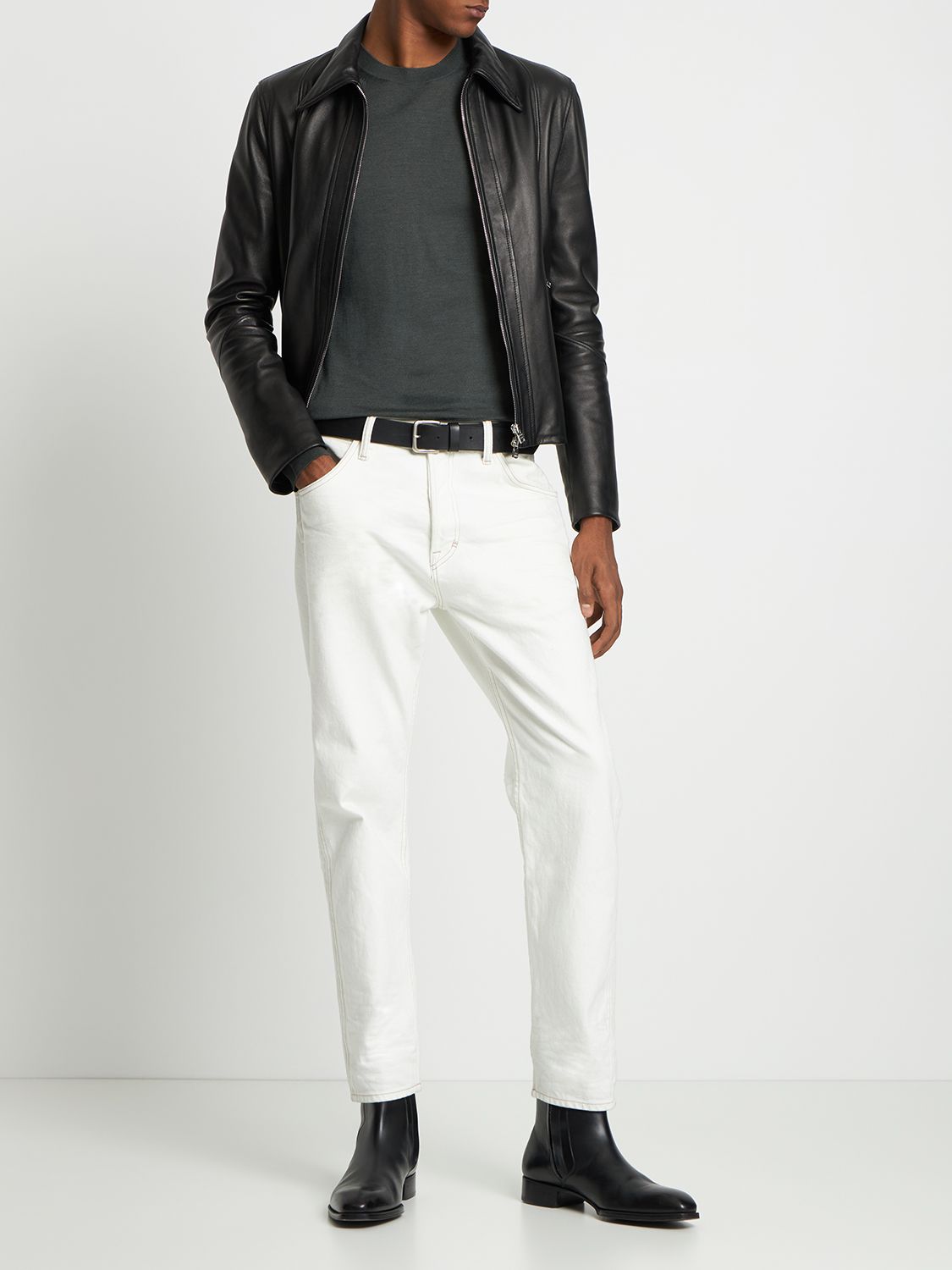 Dark gray elegant casual sweater