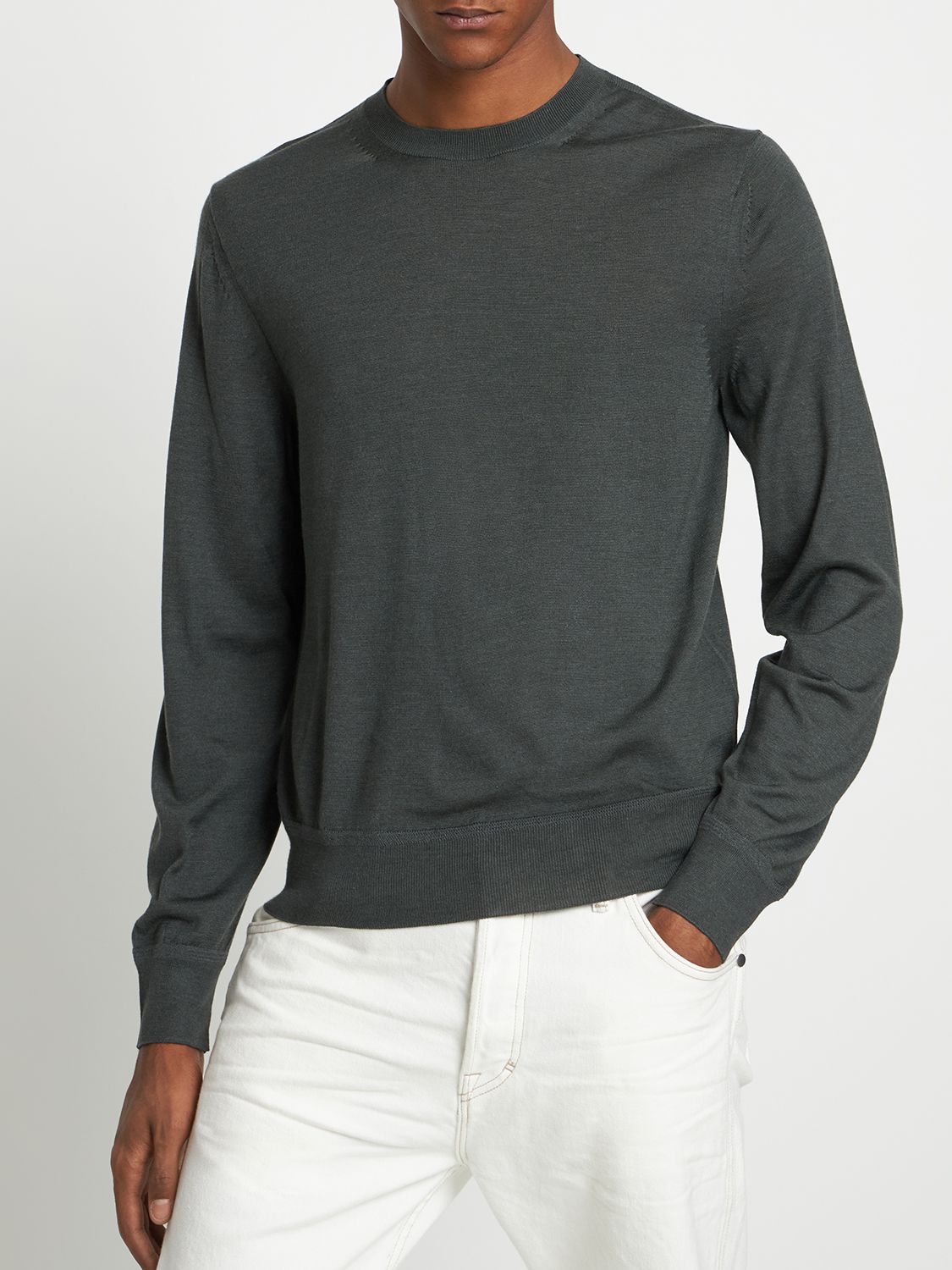Dark gray elegant casual sweater
