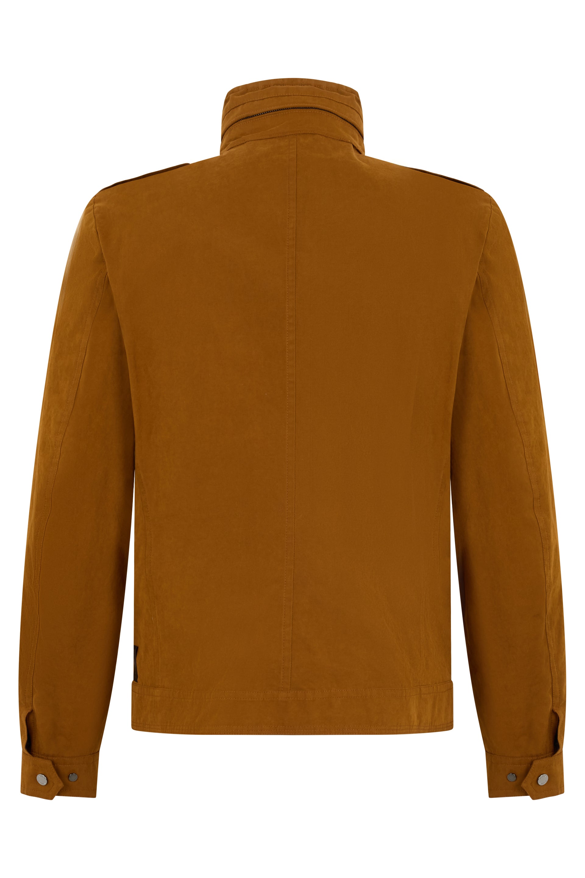 Jacket in soft brown autumn fabric